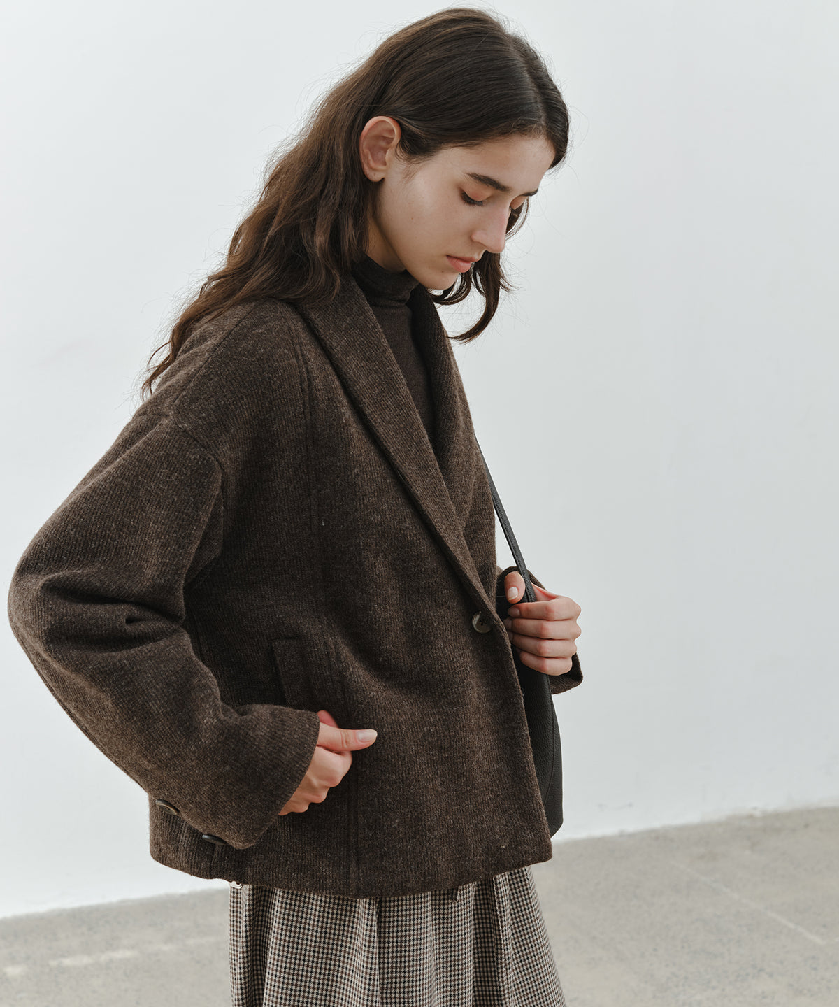 「10月下旬出荷予定」Oversized Cape Short Coat