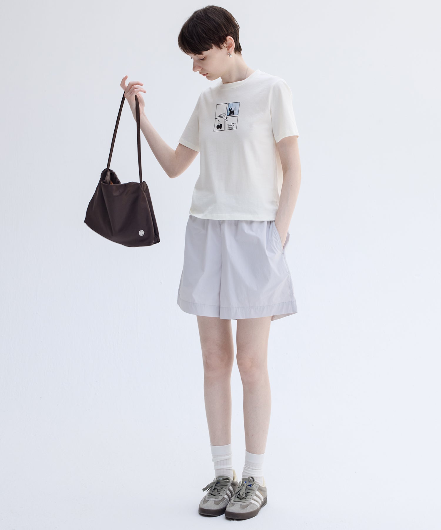 UV Protection Drawstring Minimal Shorts