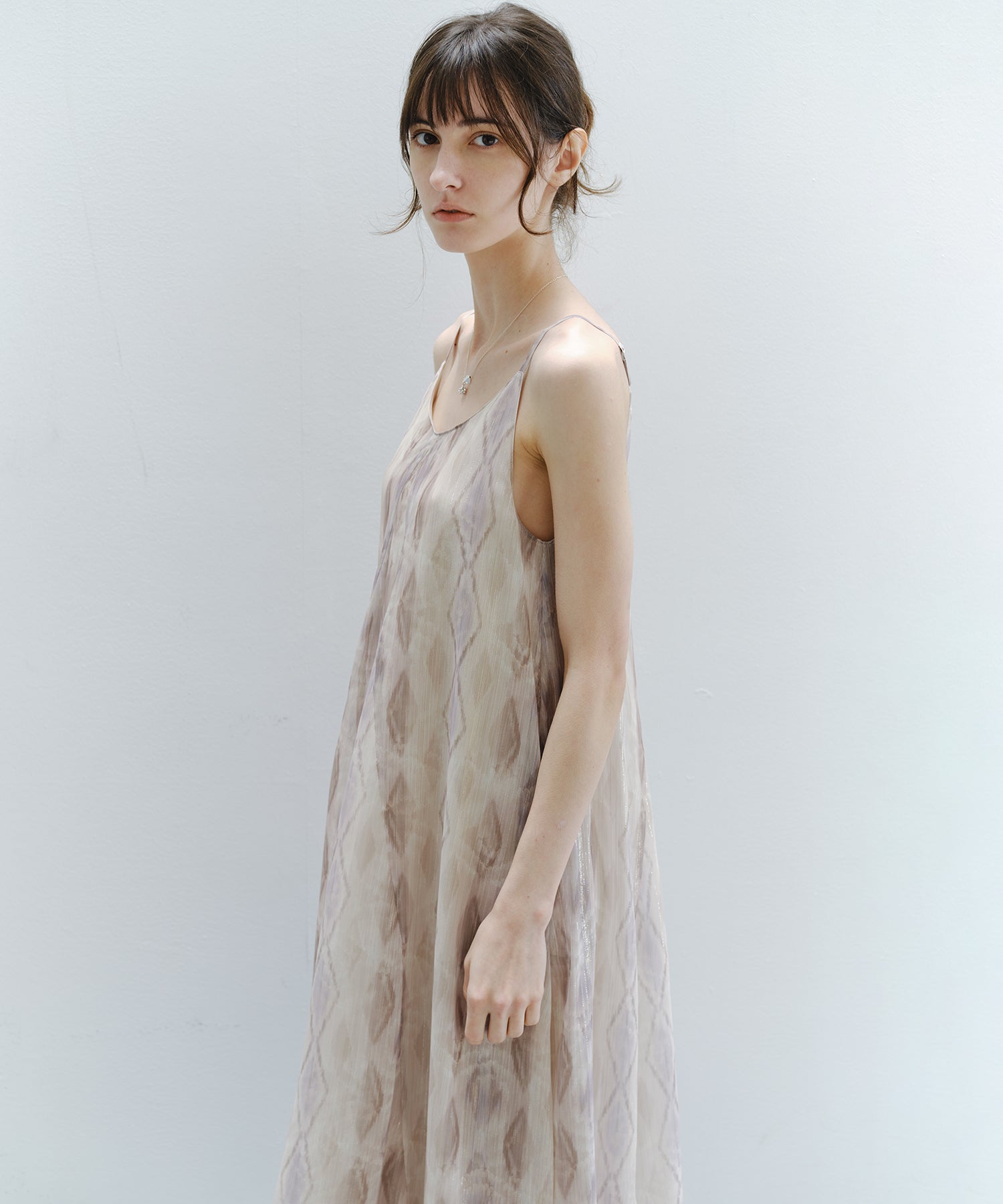 「7月上旬～中旬出荷」Abstract Art Print Cami Dress