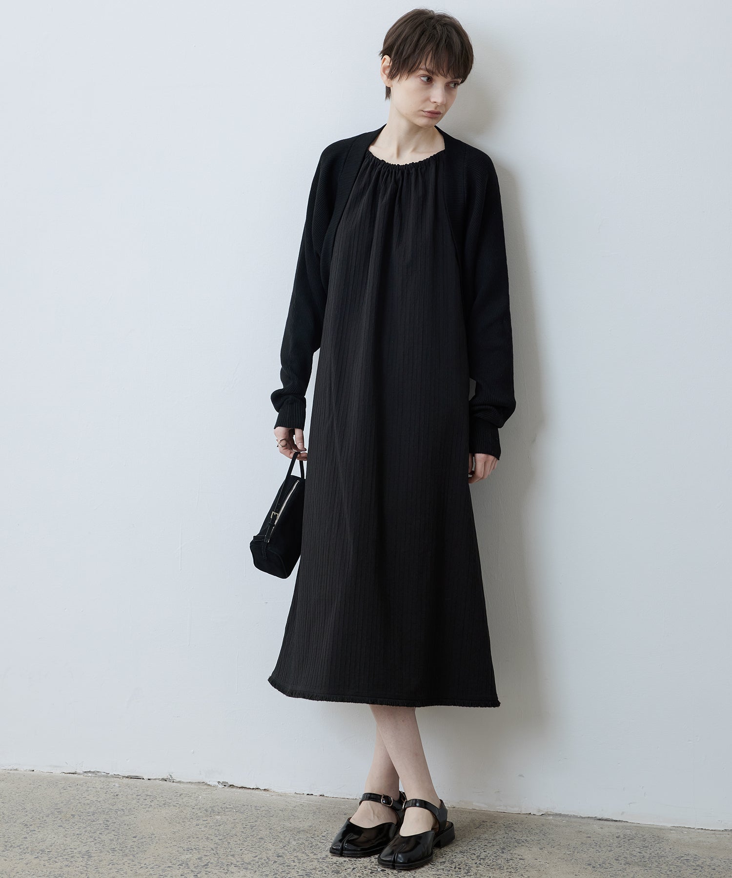 Fringe Hem Halter Neck Camisole Dress