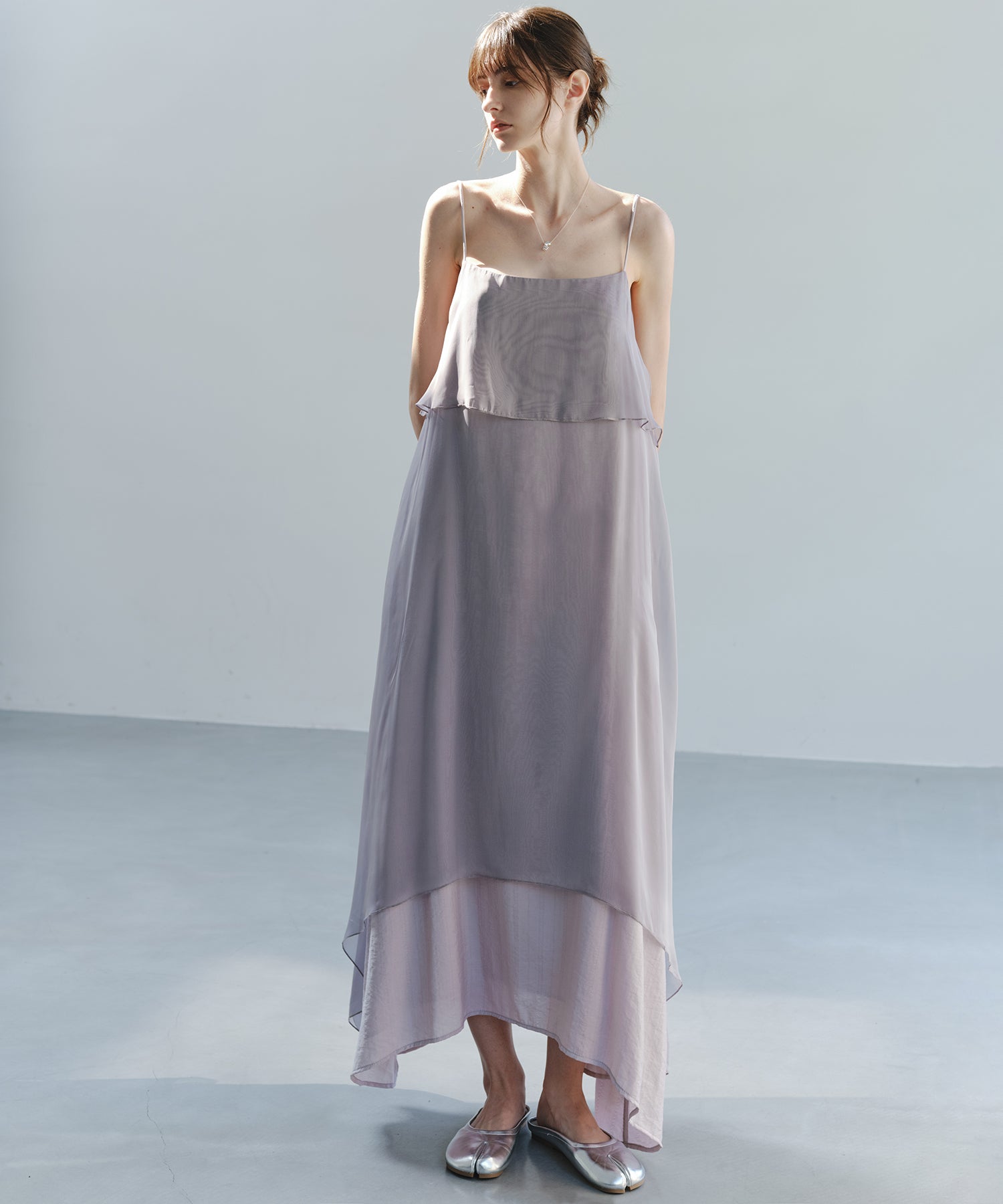 「7月上旬～中旬出荷」Layered Camisole Dress
