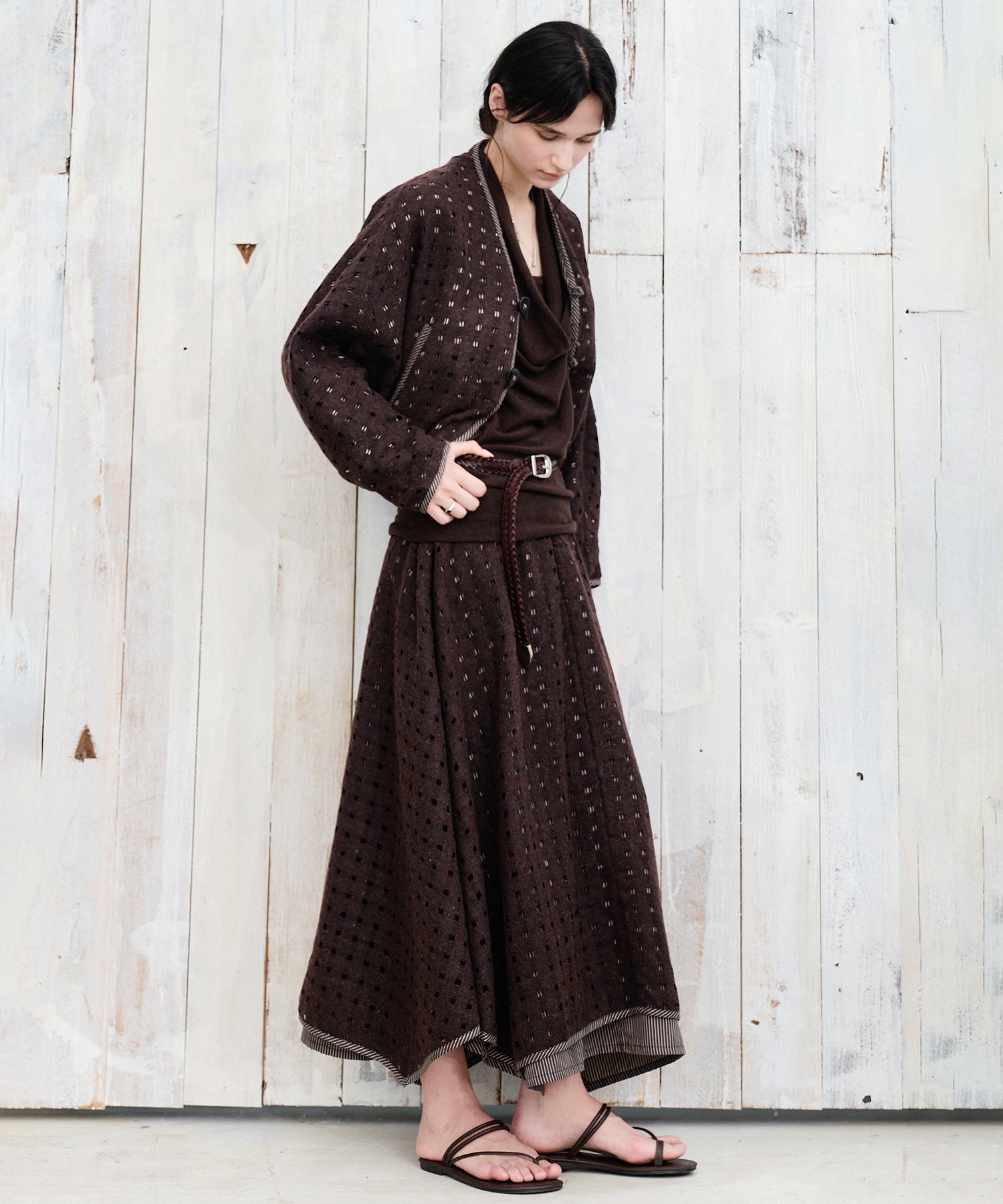 Layered Cut-Out Jacket