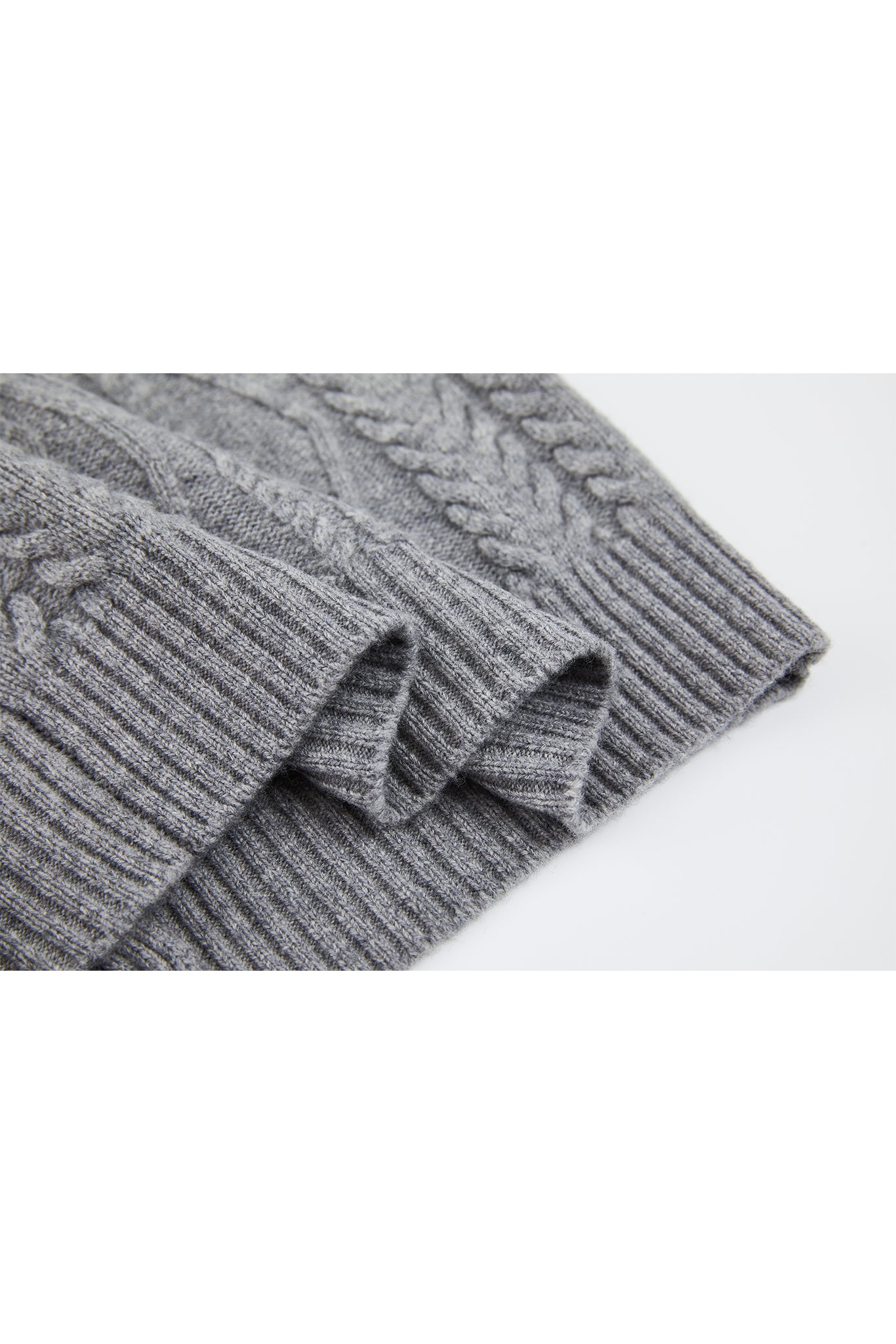 Wool Cable-Knit Vest