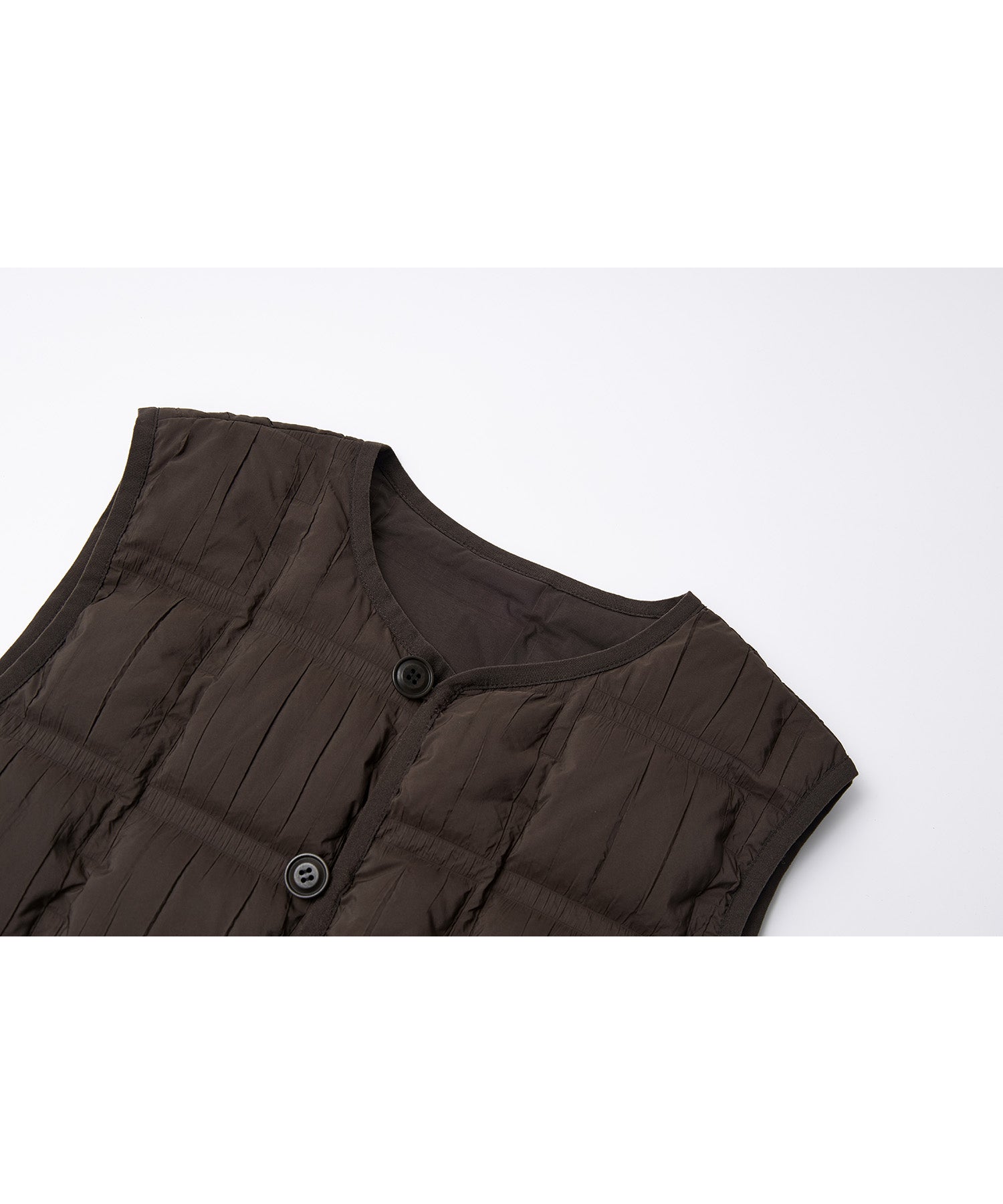 Lightweight Crinkled Down Vest