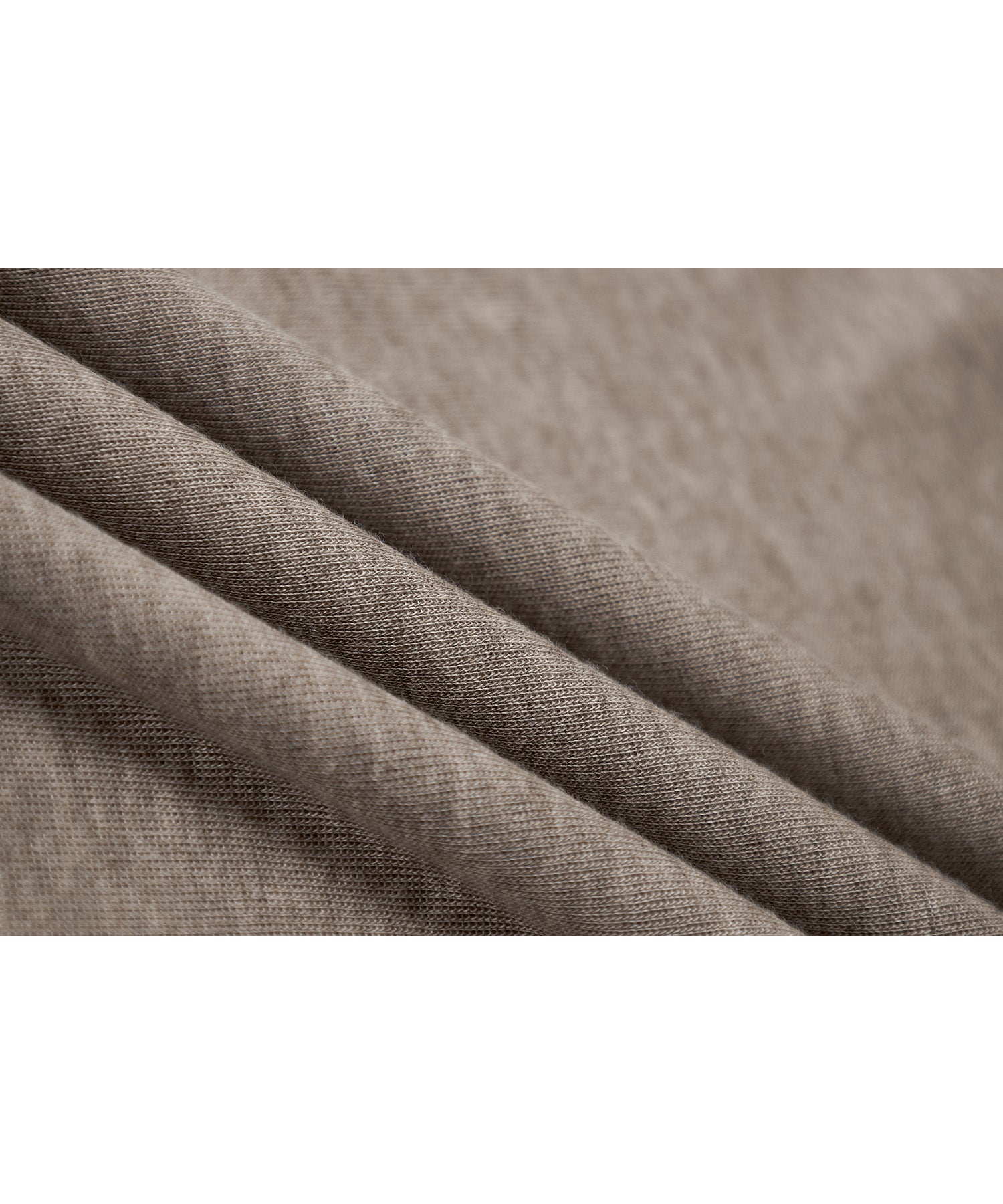 Layered Style U-Neck Stripe Top – Wool Blend
