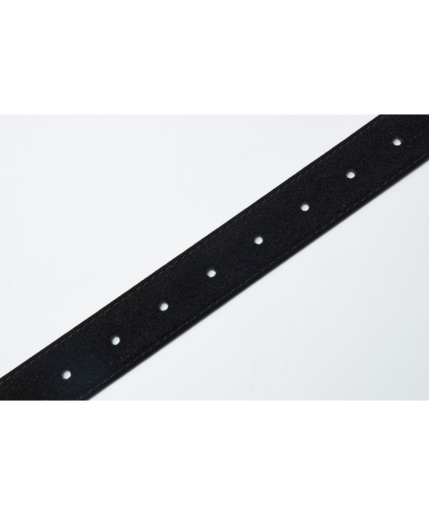 Minimalist Suede Leather Belt with Matte Silver Buckle