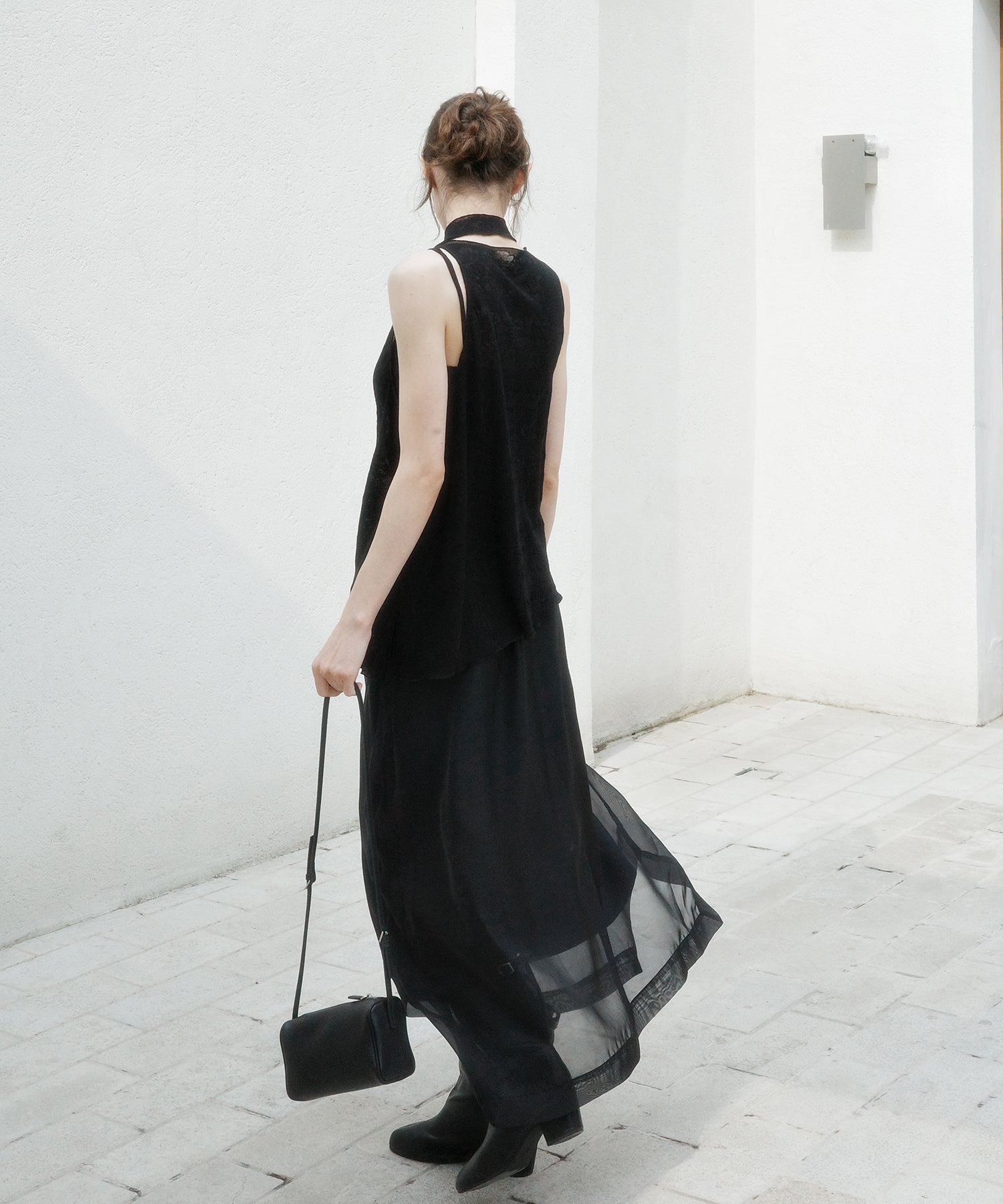 「6月上旬～中旬出荷」Organza Layered Long Skirt