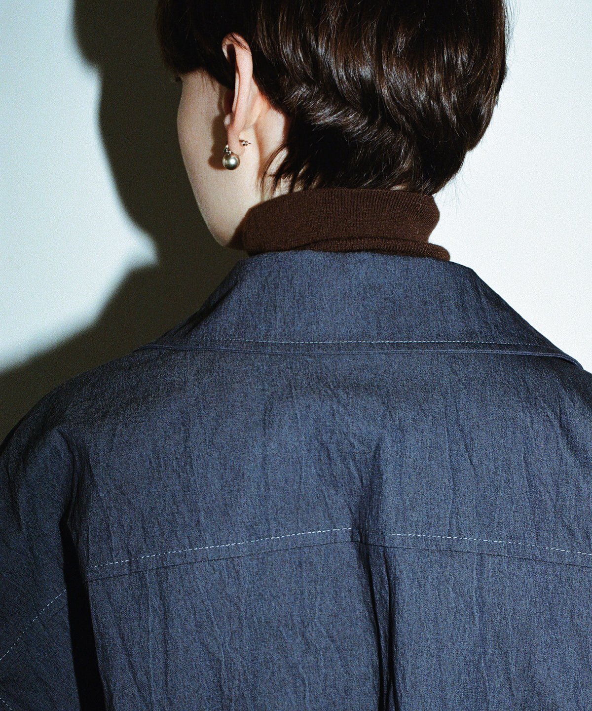 Balloon Sleeve Cropped Blouson