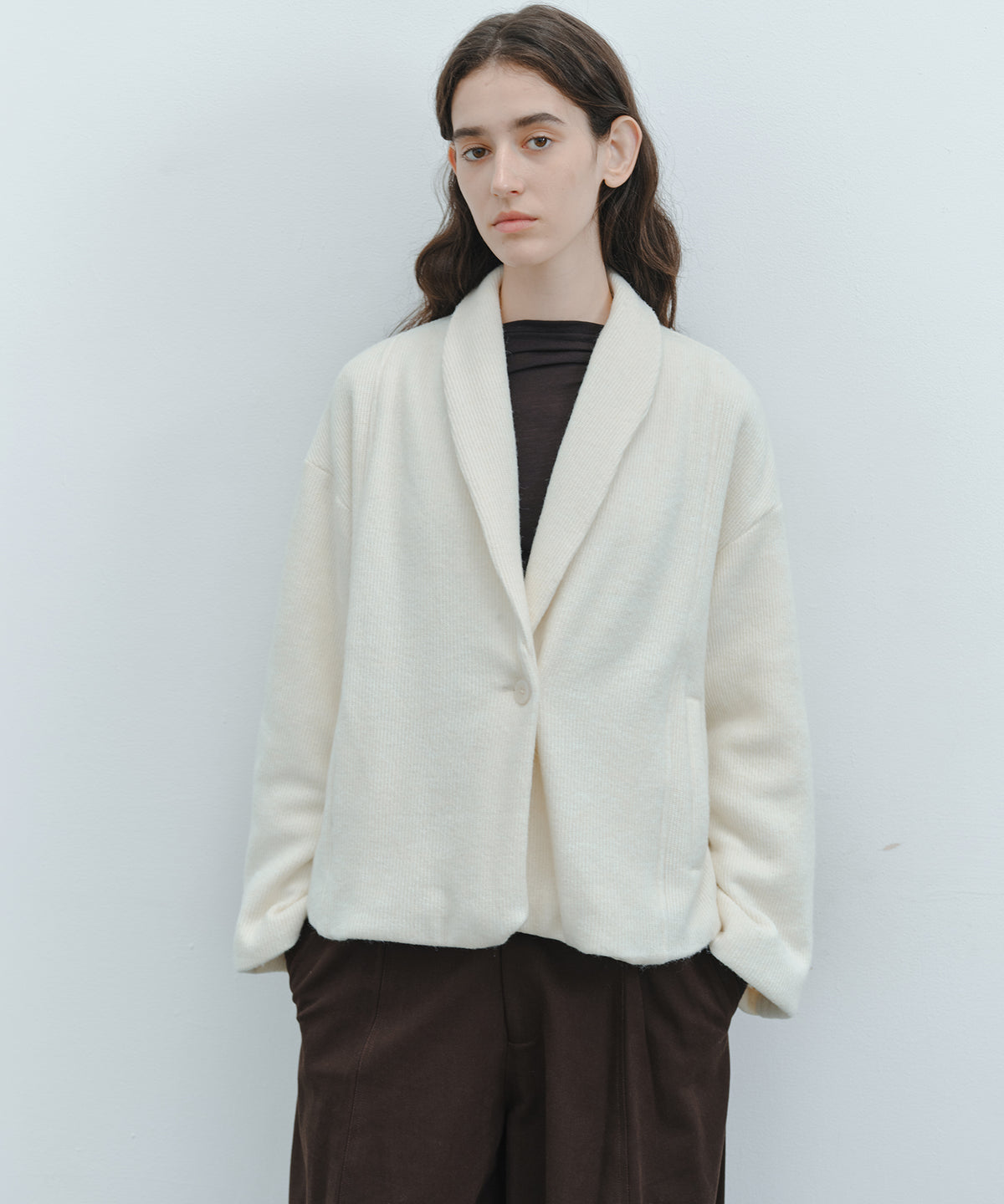 「10月下旬出荷予定」Oversized Cape Short Coat