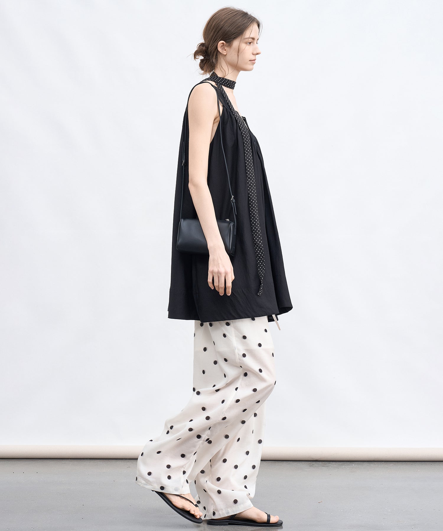 「6月上旬～中旬出荷」Polka Dot Wide Pants