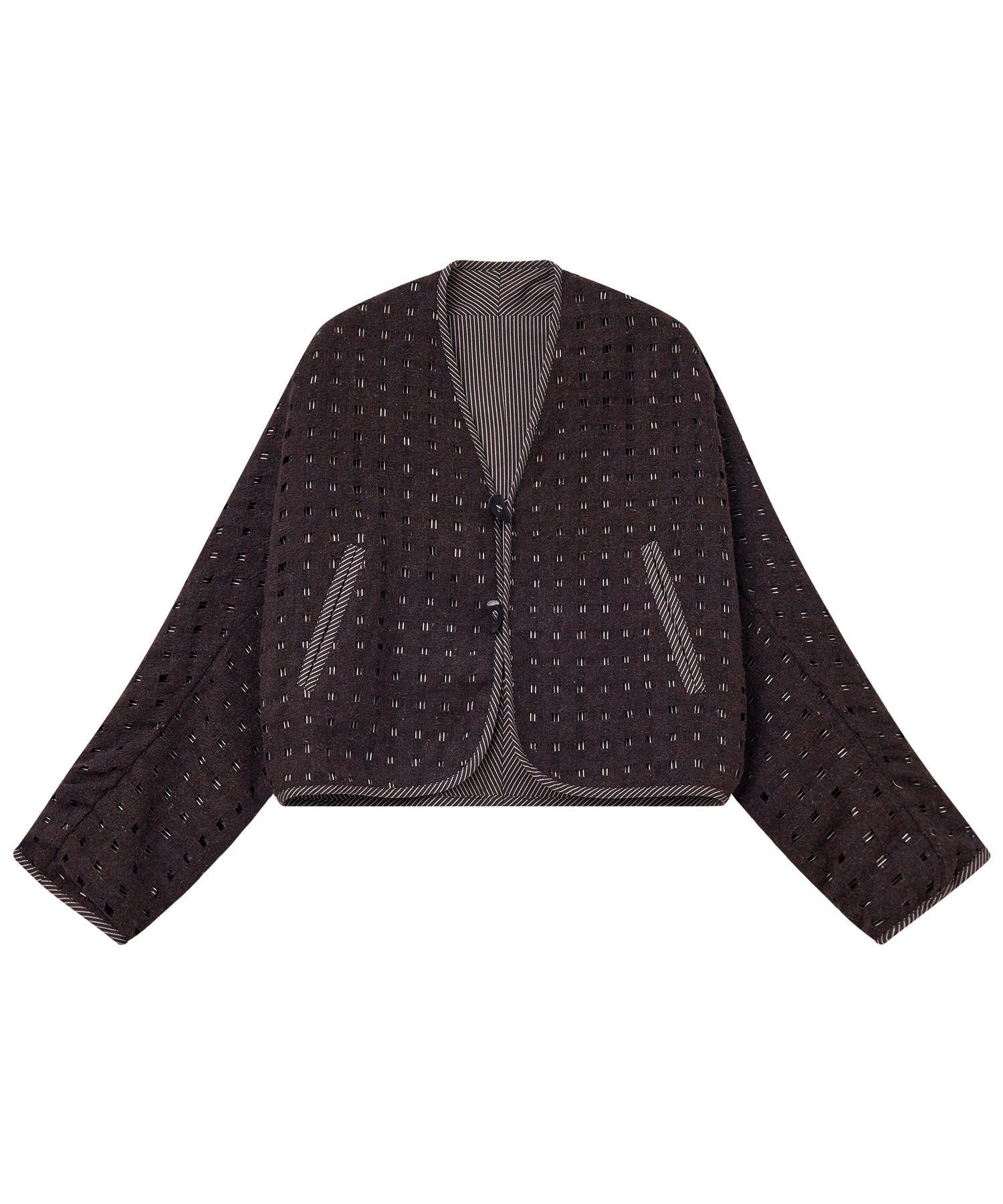 Layered Cut-Out Jacket