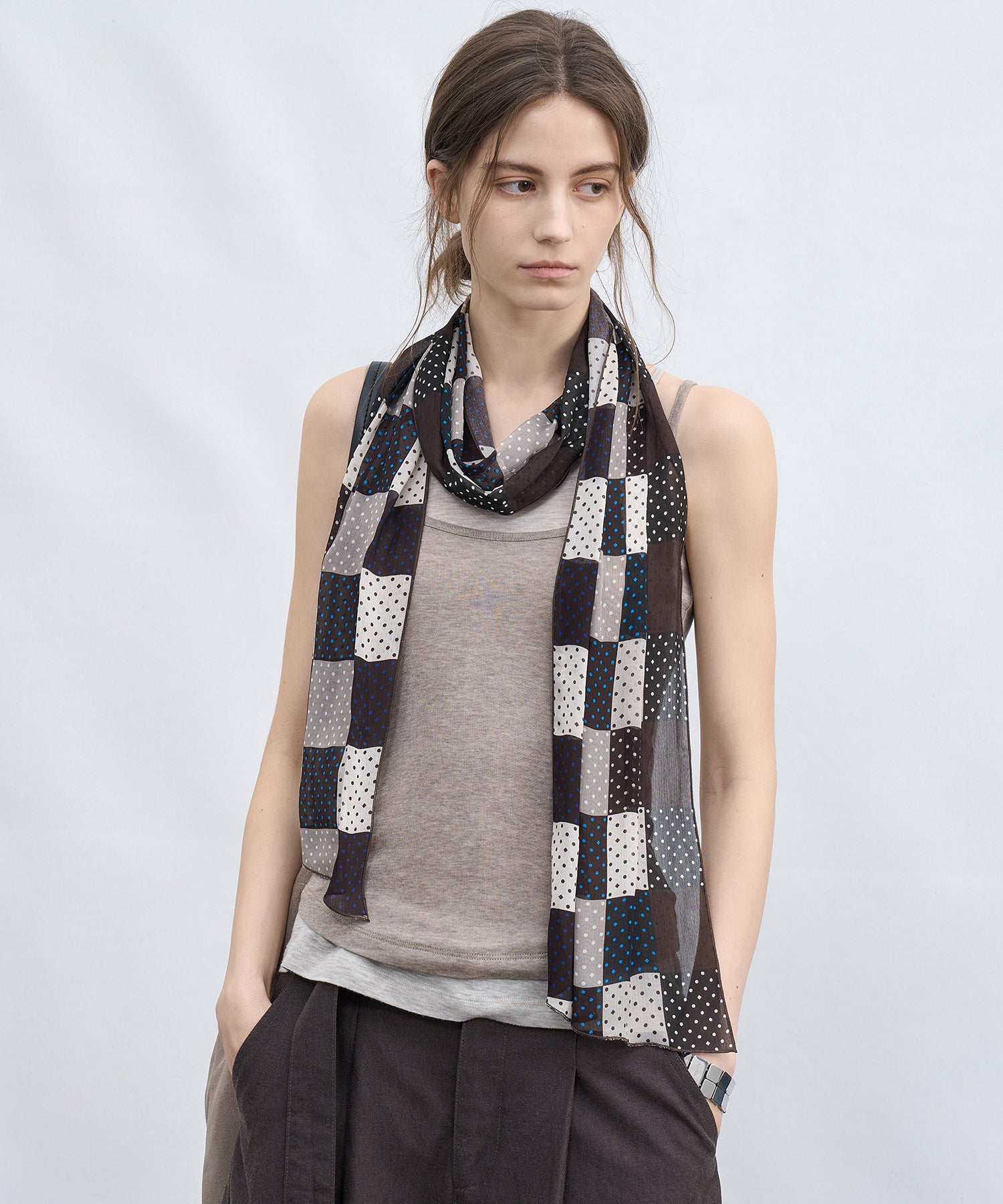 Printed Long Scarf