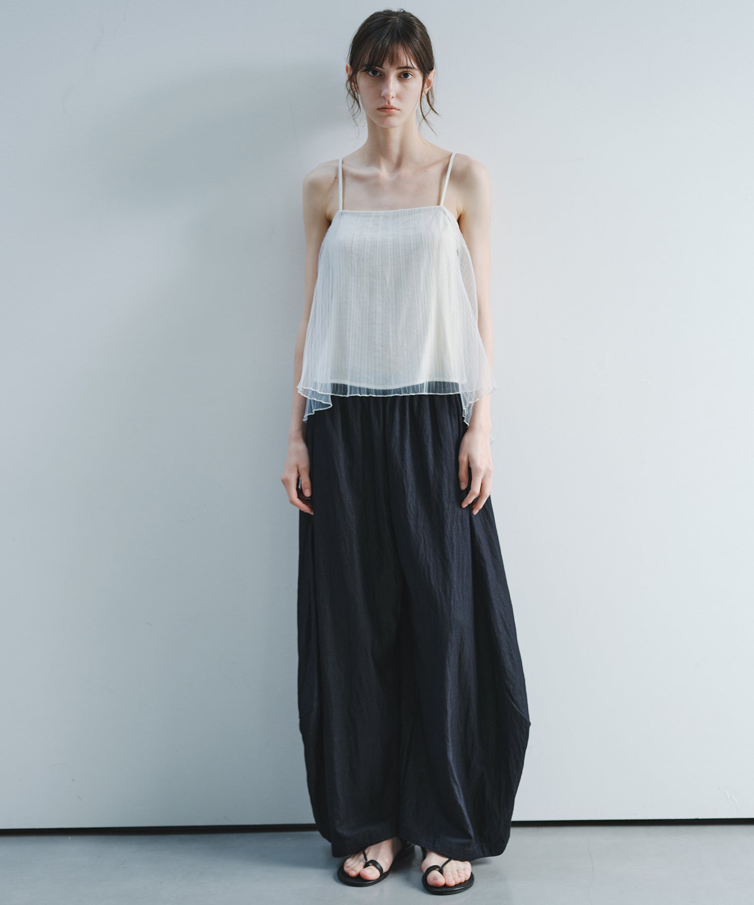 「6月上旬～中旬出荷」Nuanced Draped Wide Pants