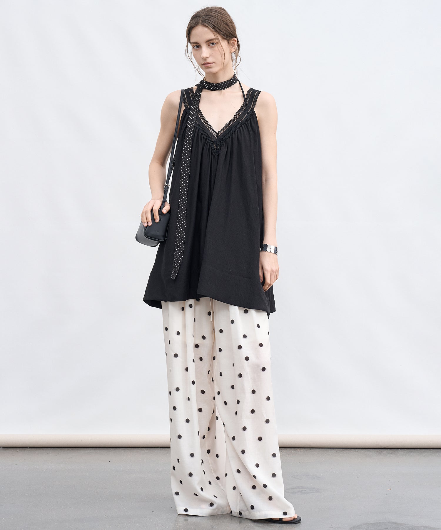 「6月上旬～中旬出荷」Polka Dot Wide Pants