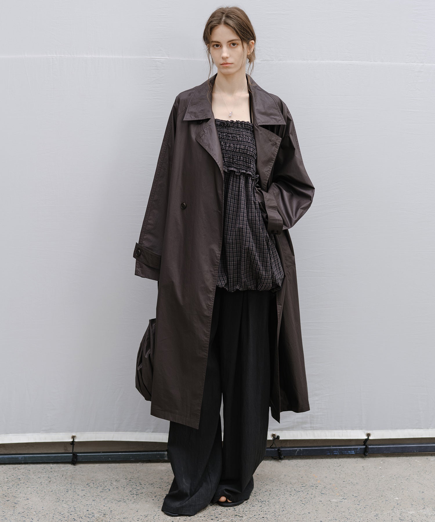"Shipping late February to early March" Oversized Belted Long Trench Coat