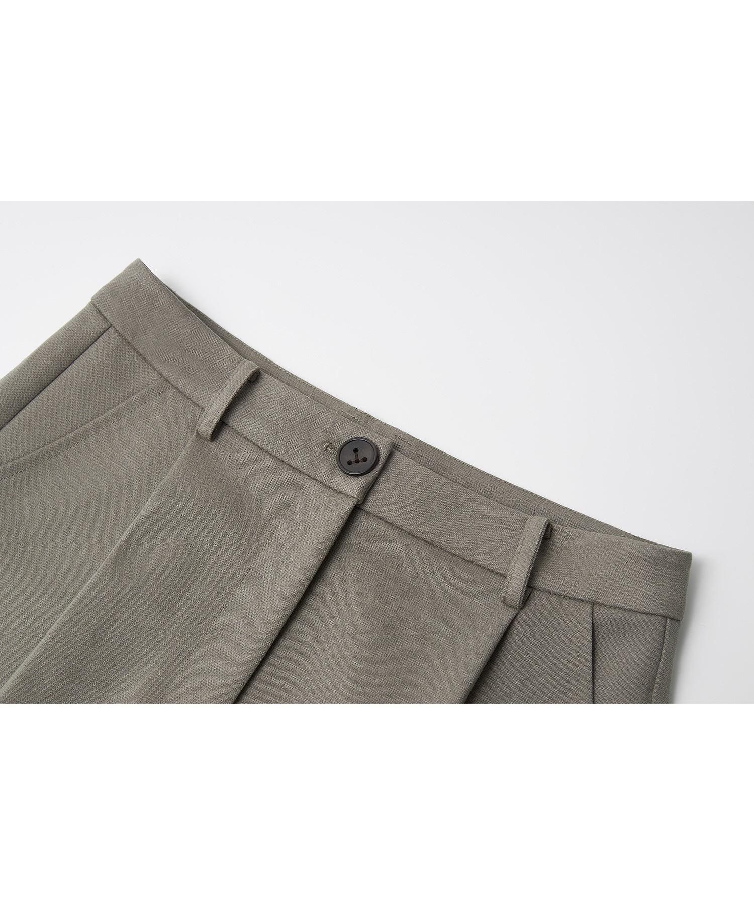 Straight Wide-Leg Trousers