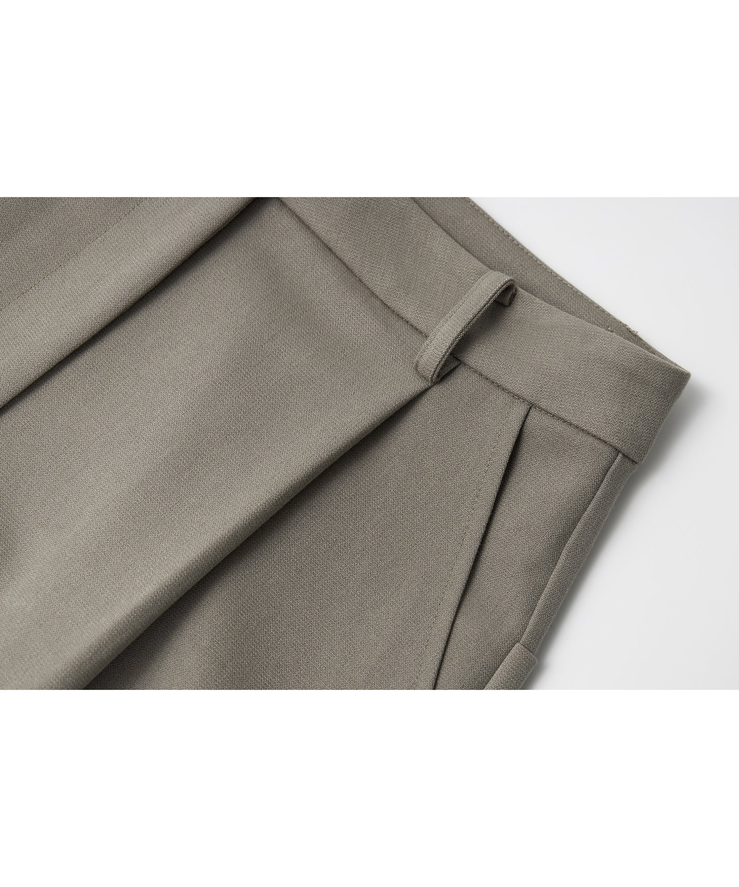 Straight Wide-Leg Trousers