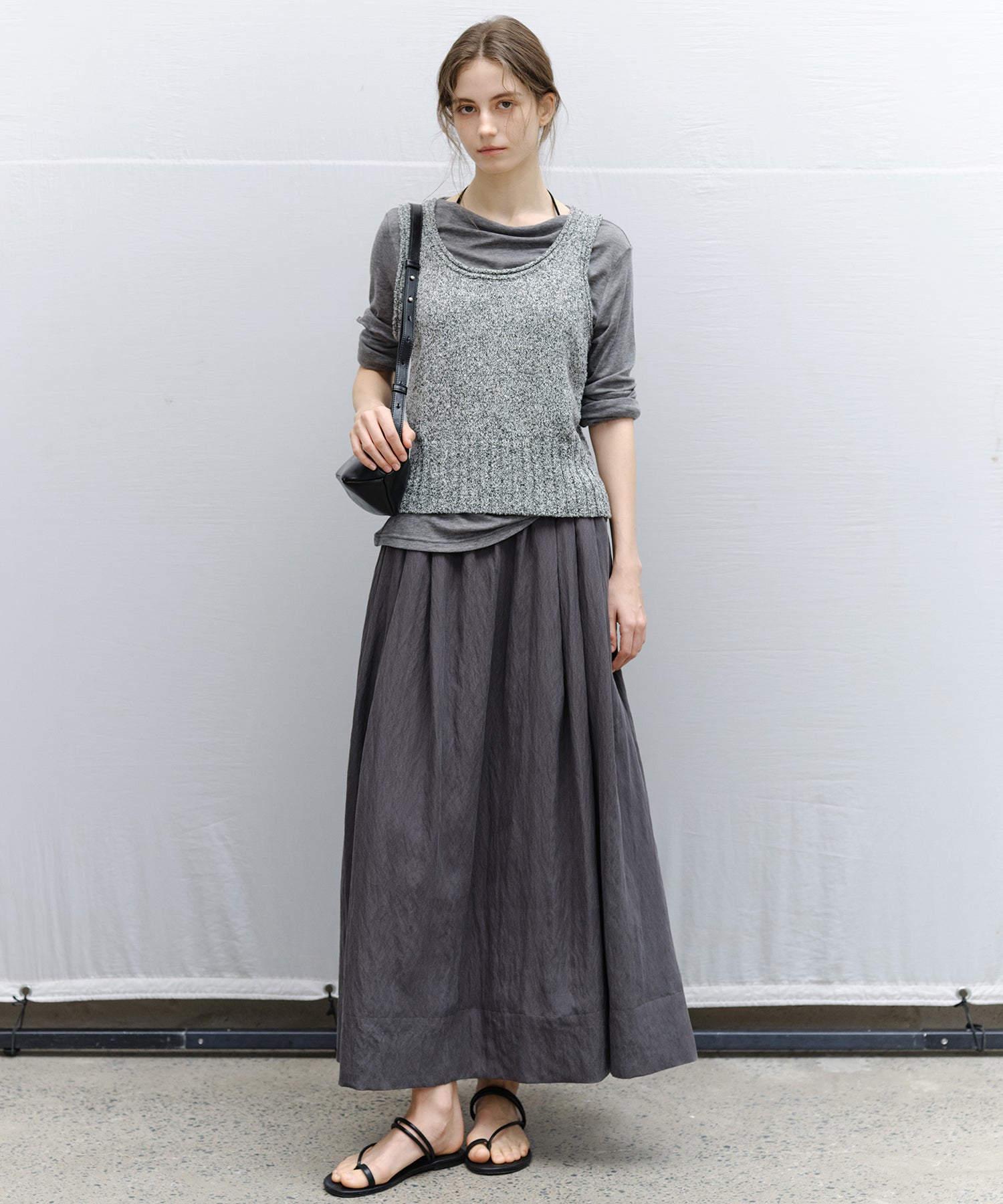 “Shipping in early March” Marl Knit Tank Vest