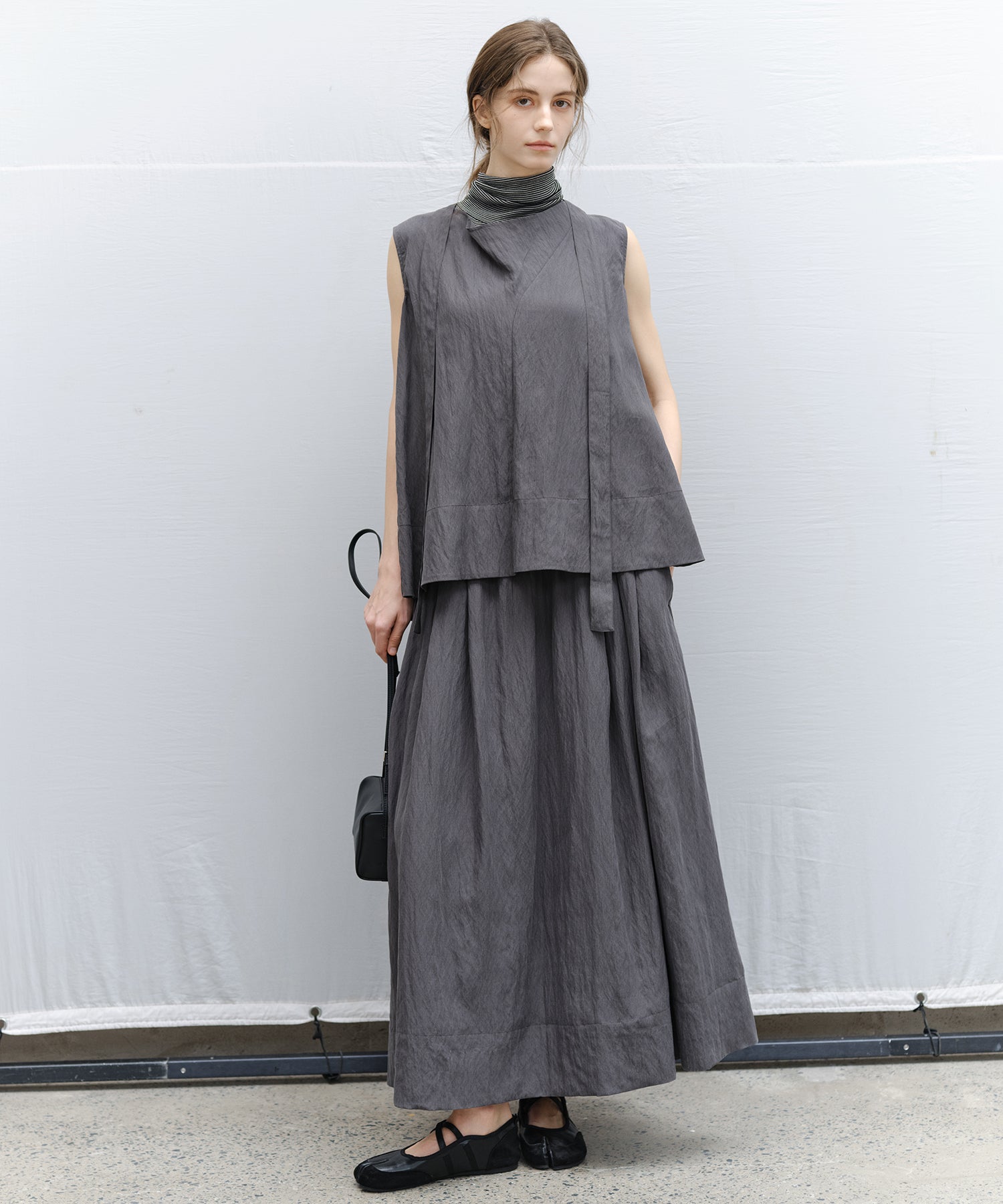 Flared Long Skirt