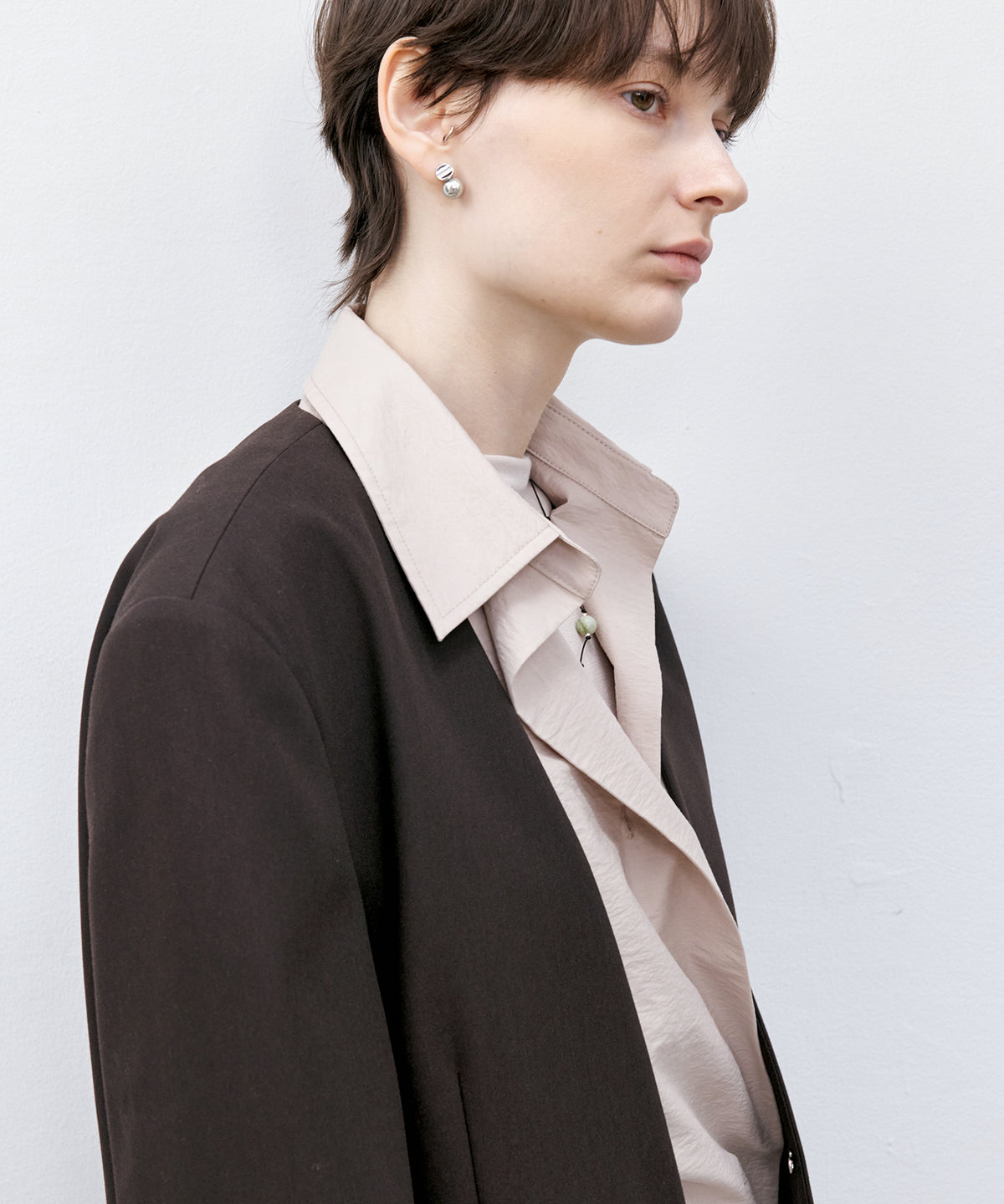 Asymmetric Cross Oversized Shirt