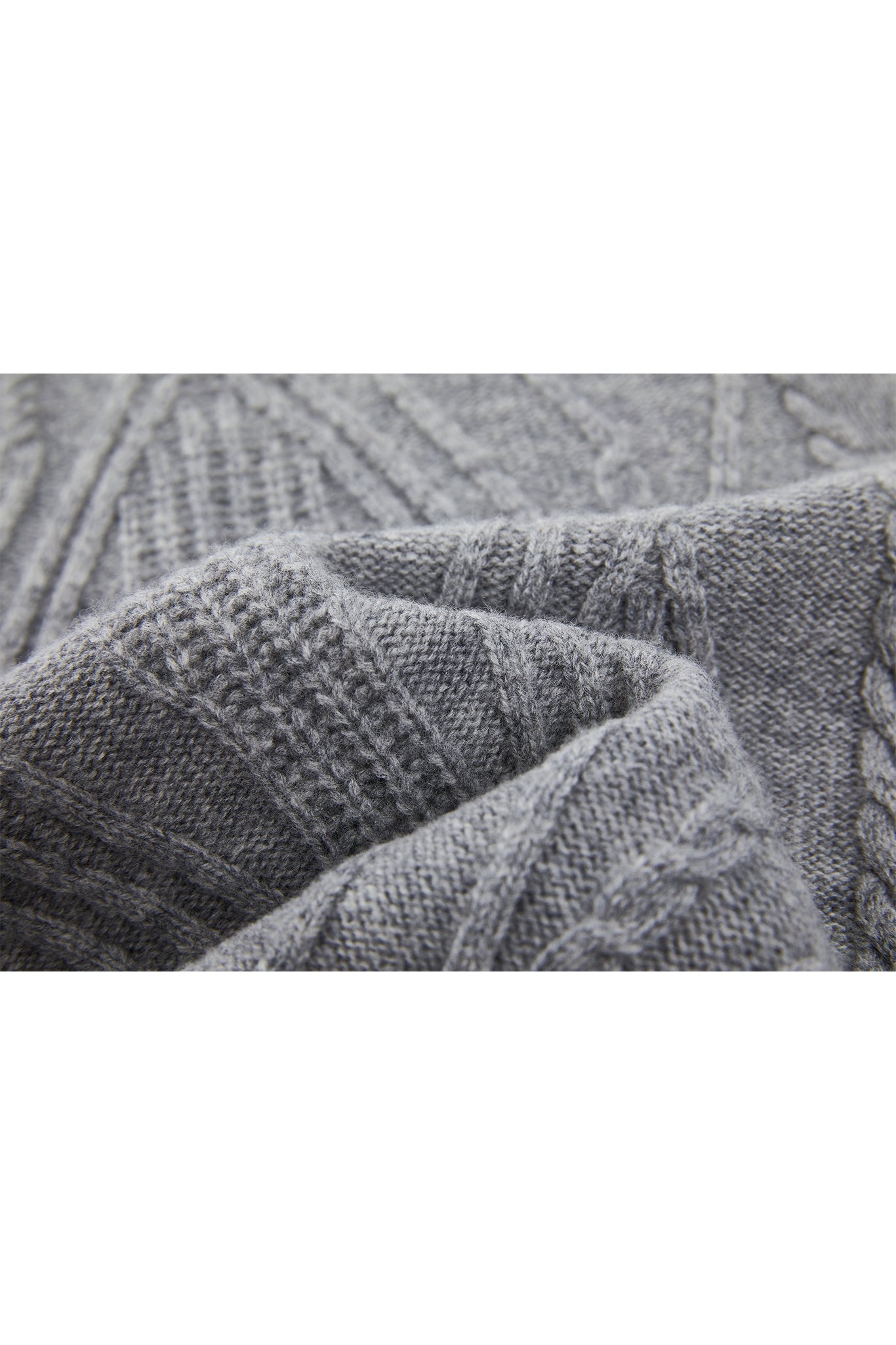 Wool Cable-Knit Vest