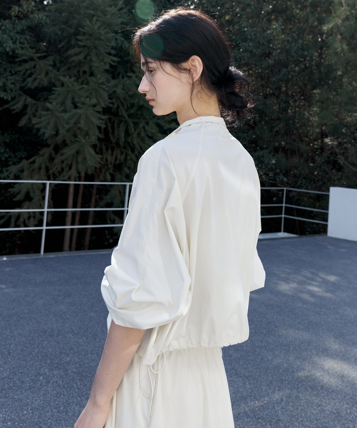 UPF50+ Drawstring Short UV Jacket