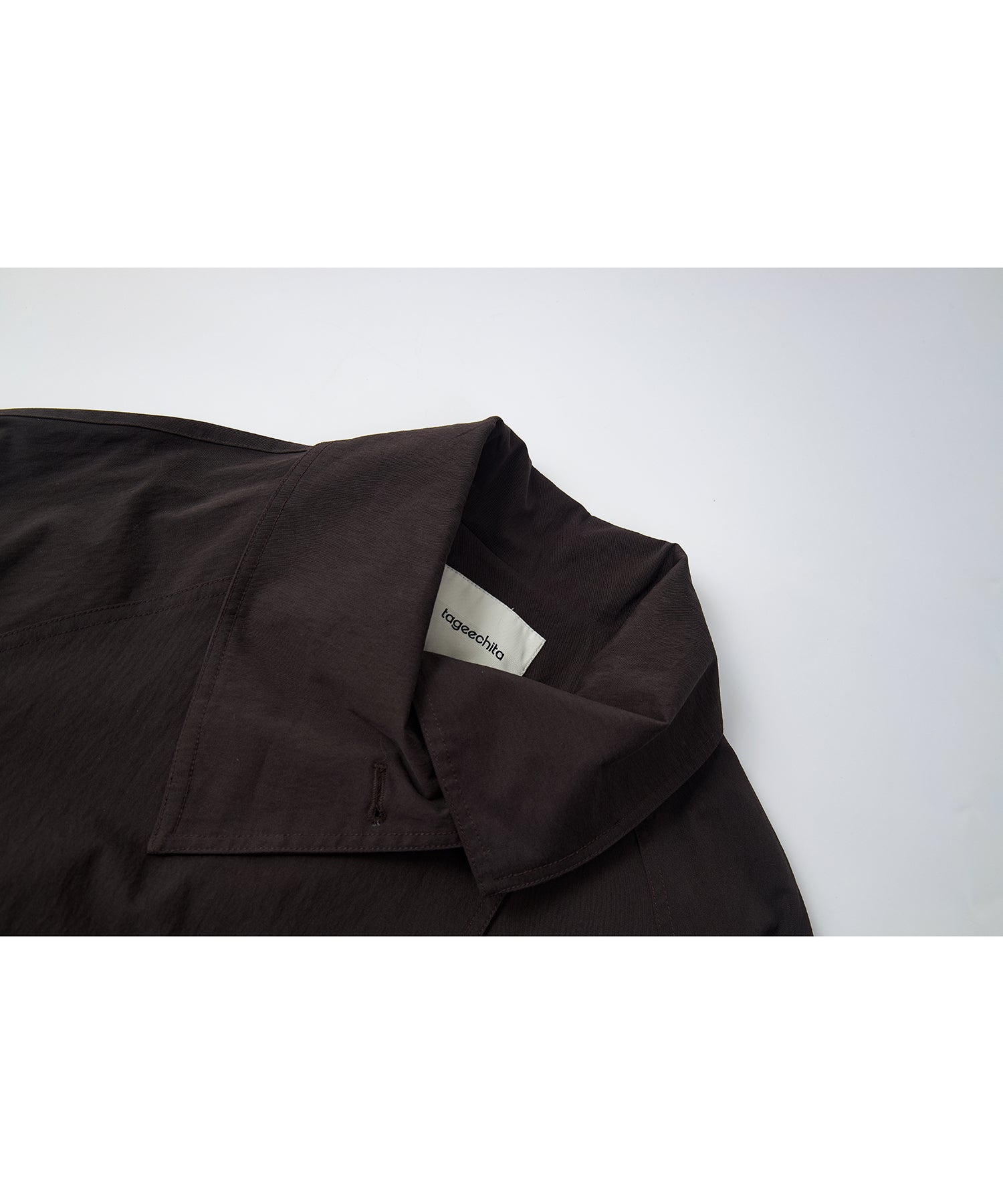 Wrap Collar Belted Cropped Trench Jacket