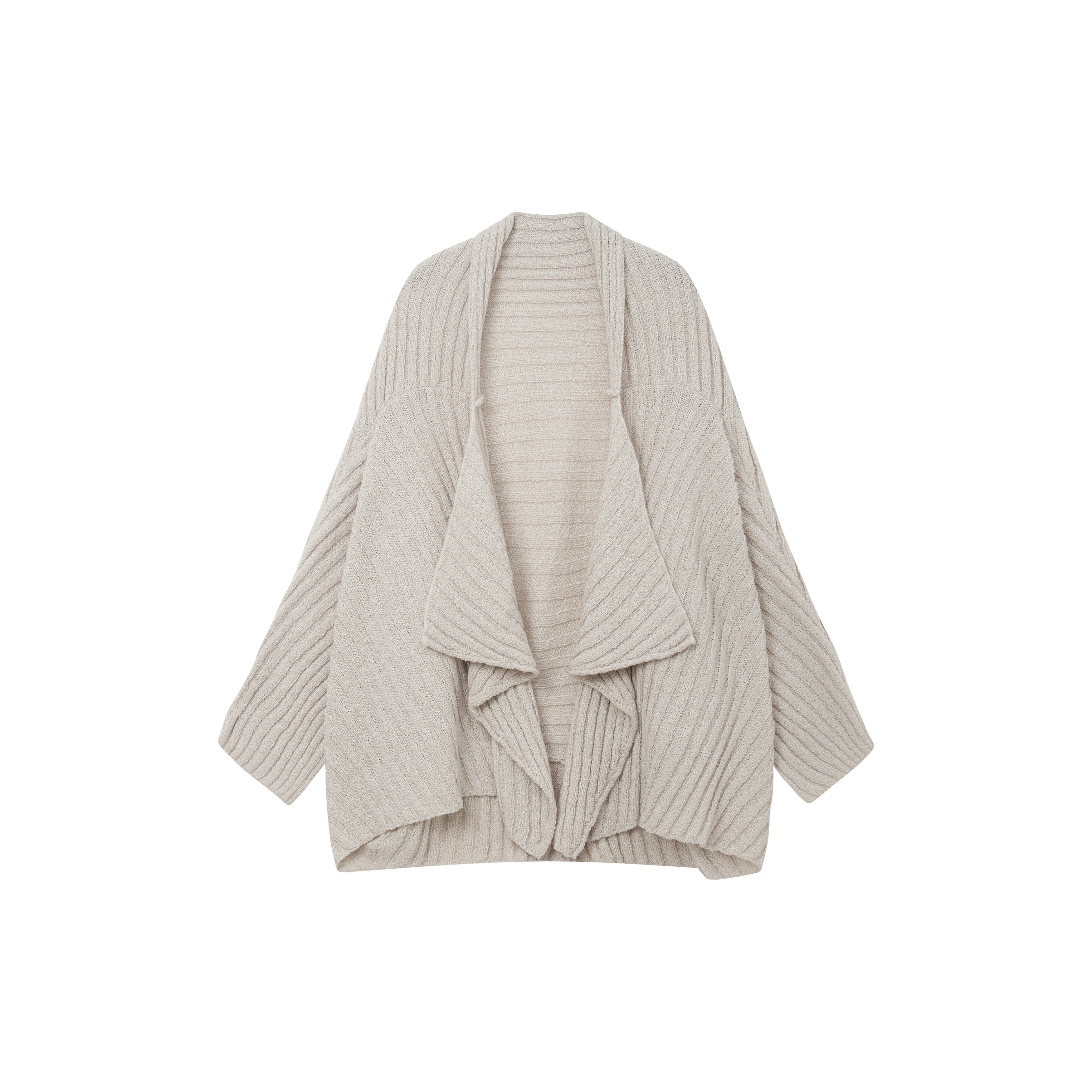 “Shipping from late February to early March” Chunky Draped Knit Cardigan