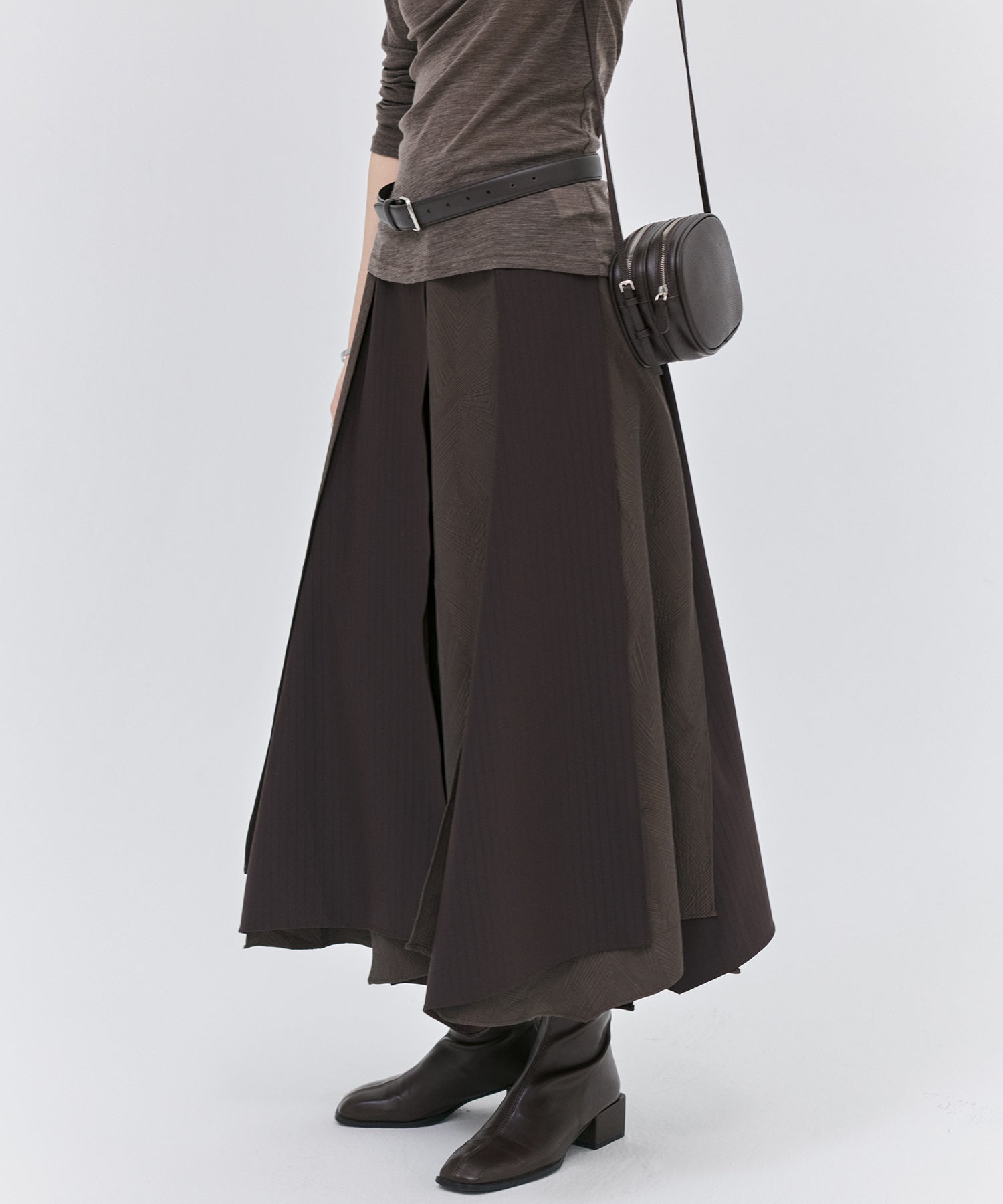 Deconstructed Multi-Panel A-Line Skirt