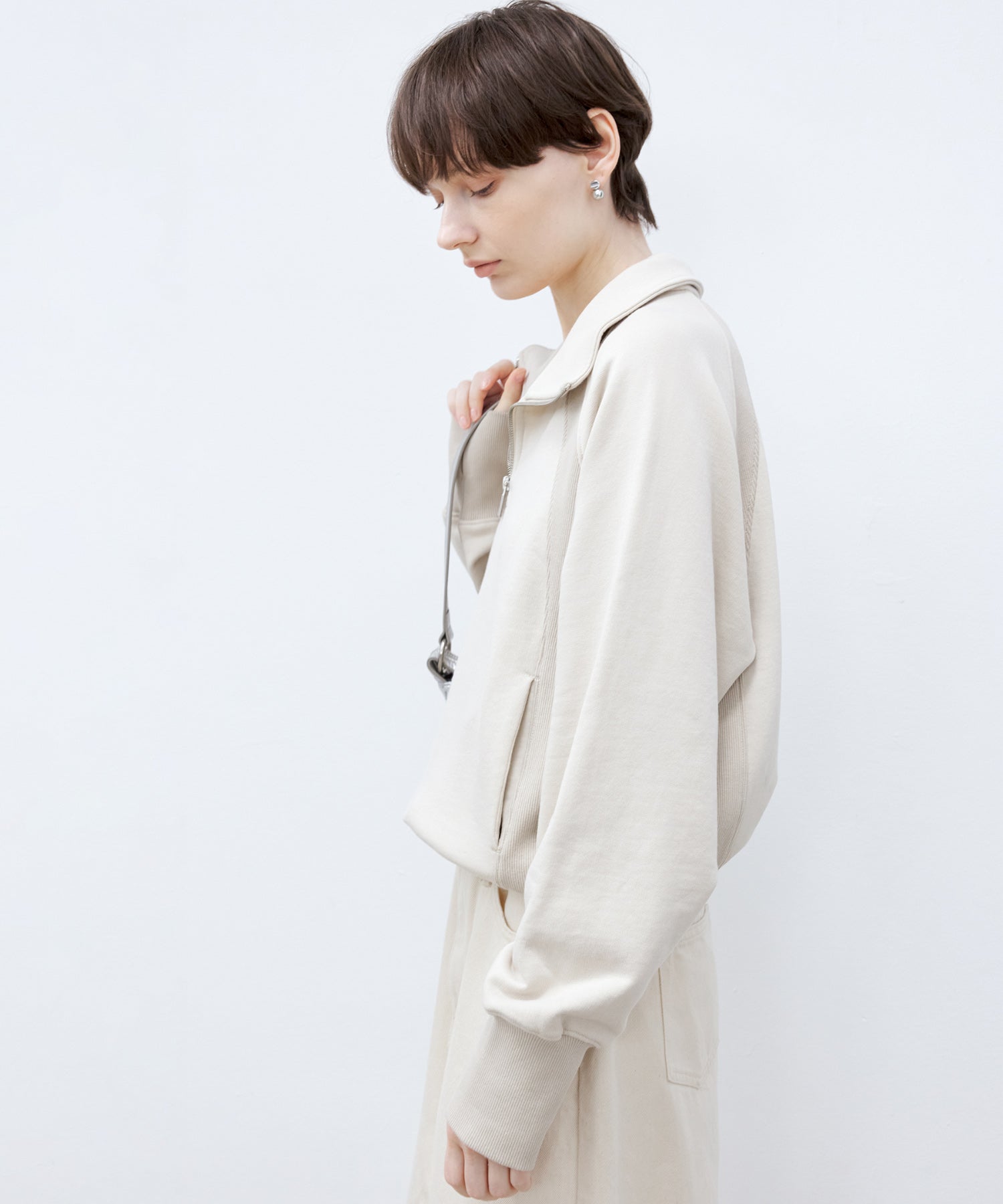 Half-Zip Oversized Pullover