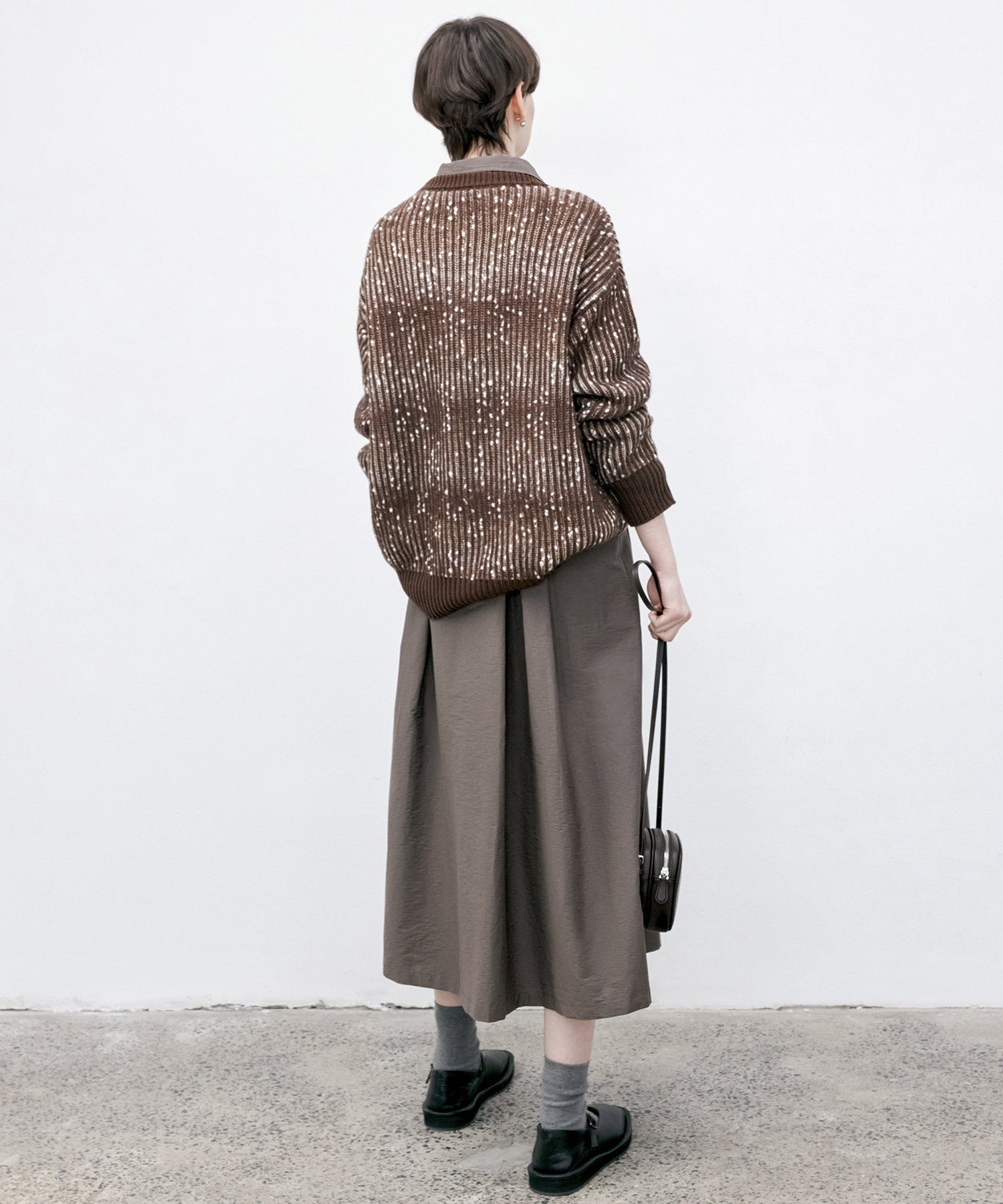 Cozy Snowflake Crew Neck Knit Sweater