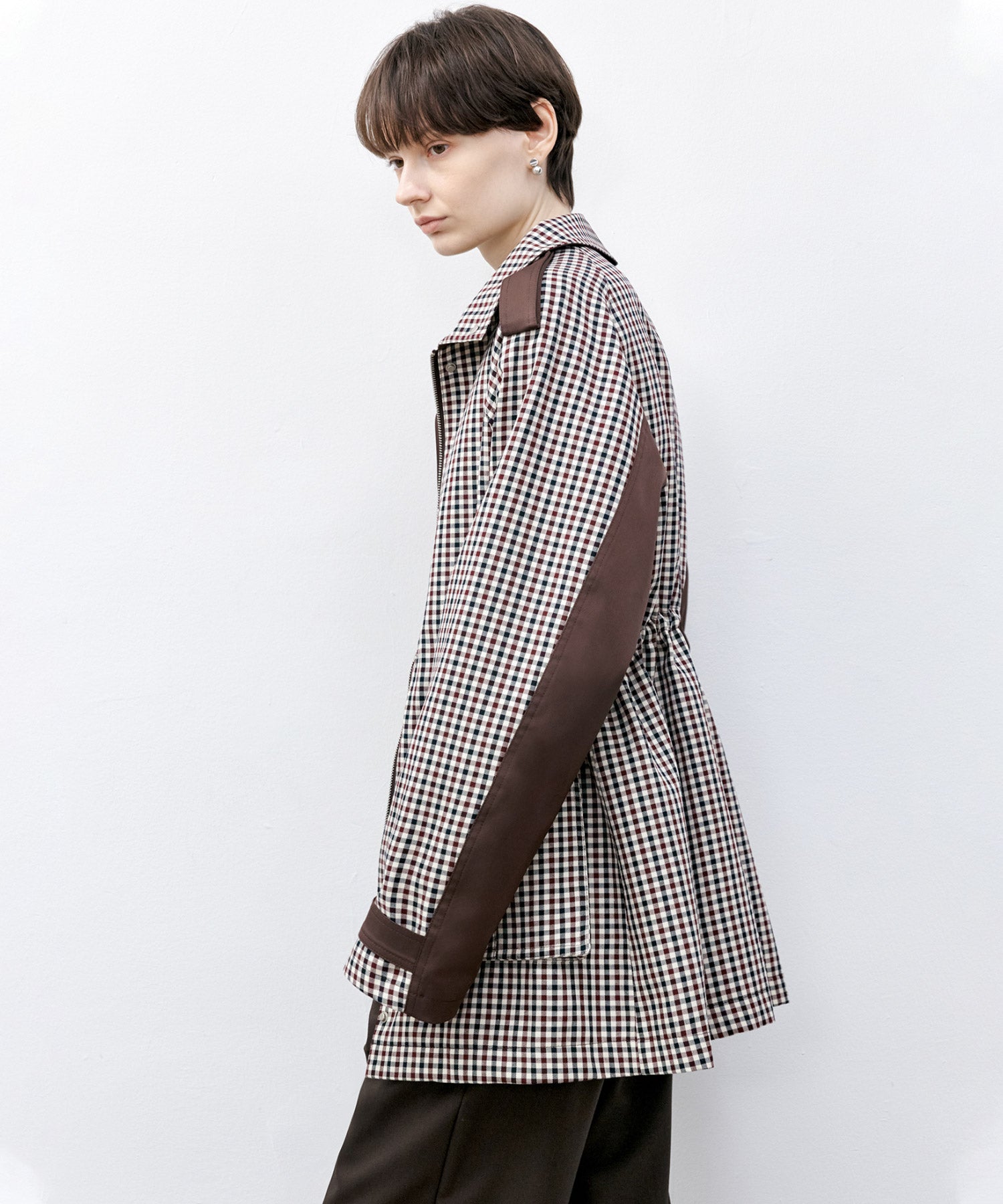 Check Pattern Hunting Jacket
