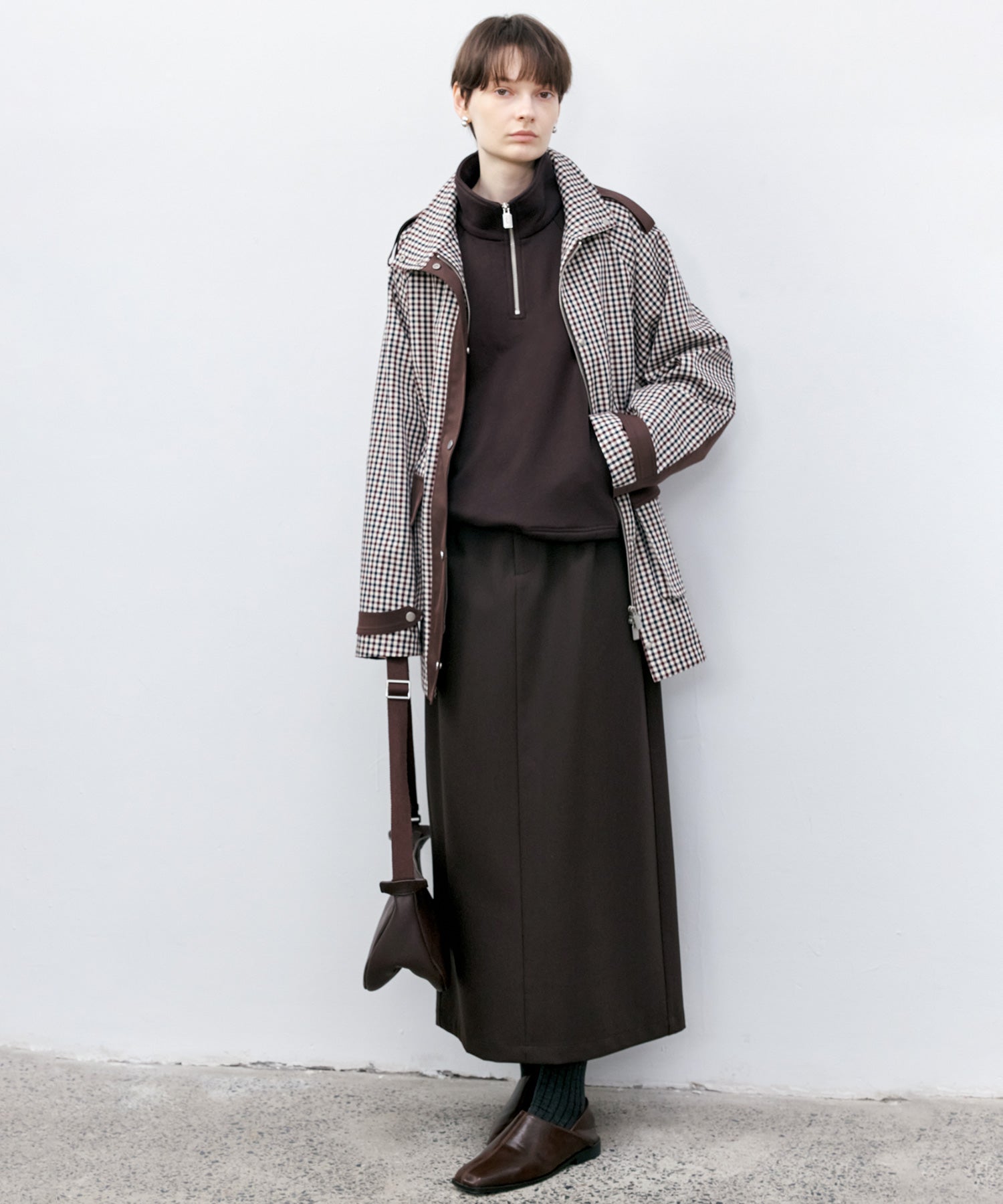 Check Pattern Hunting Jacket