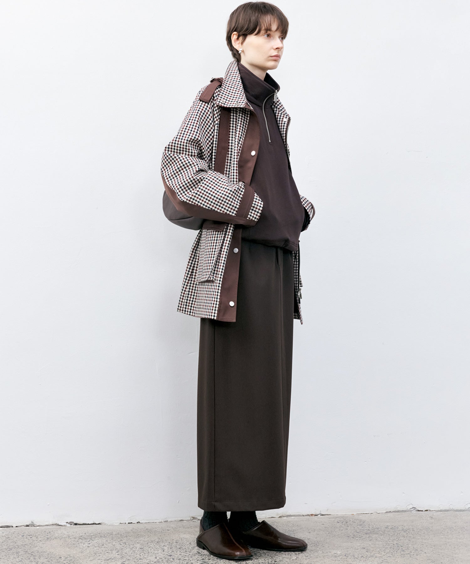 Check Pattern Hunting Jacket