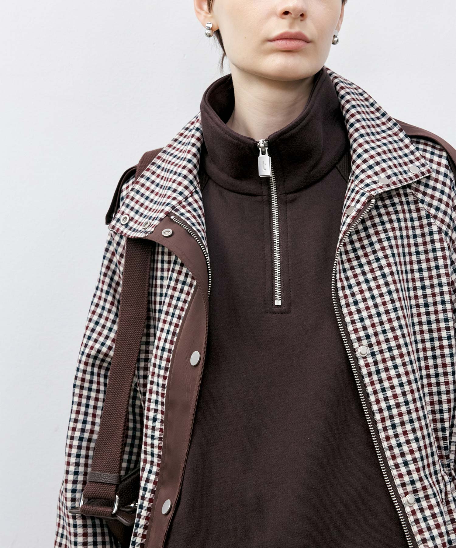 Check Pattern Hunting Jacket