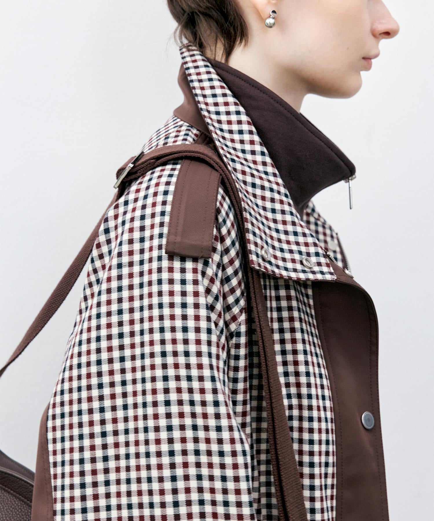 Check Pattern Hunting Jacket