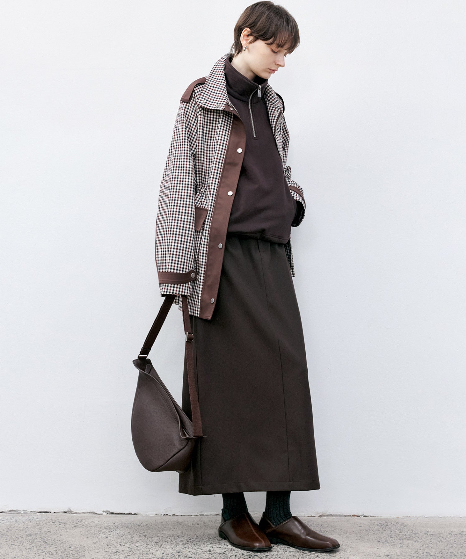Check Pattern Hunting Jacket