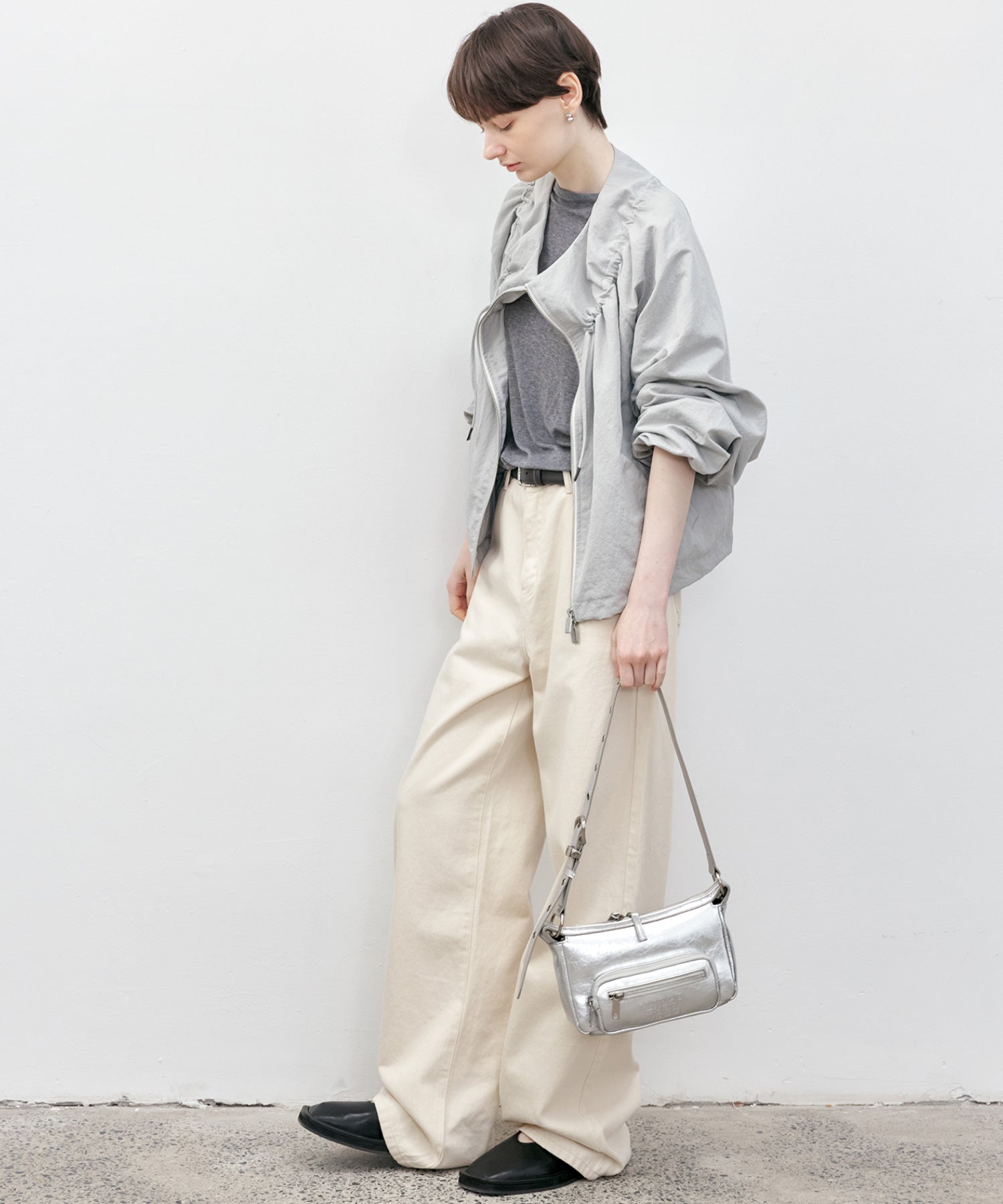 Basic Straight Narrow White Denim
