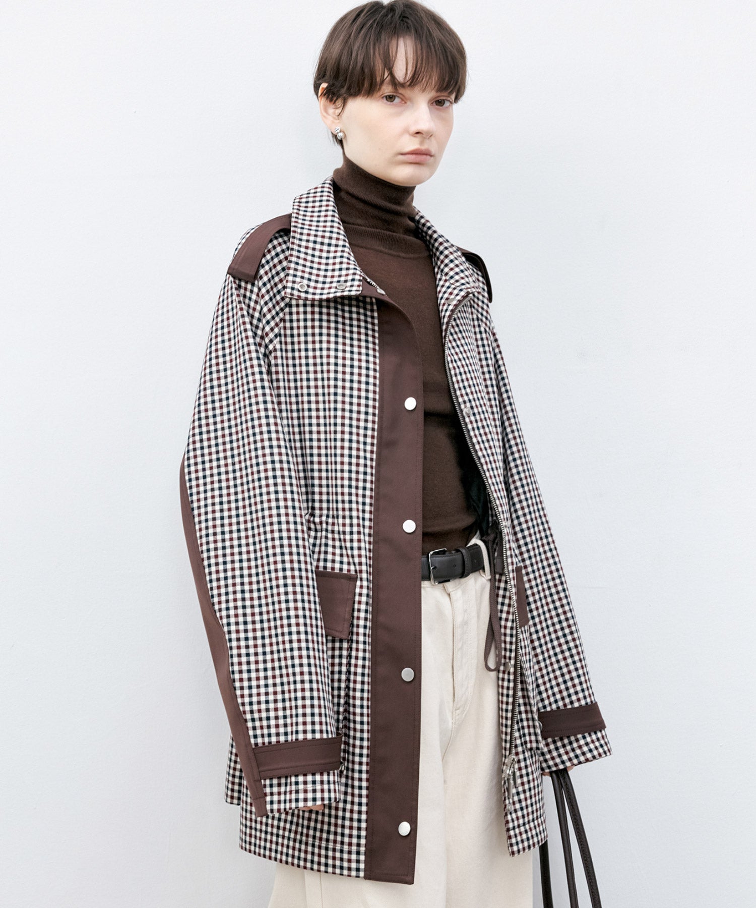 Check Pattern Hunting Jacket