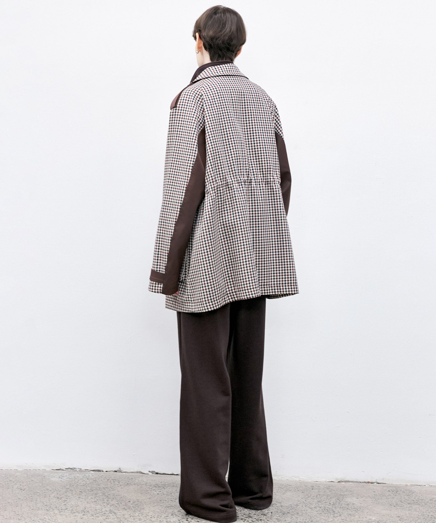 Check Pattern Hunting Jacket