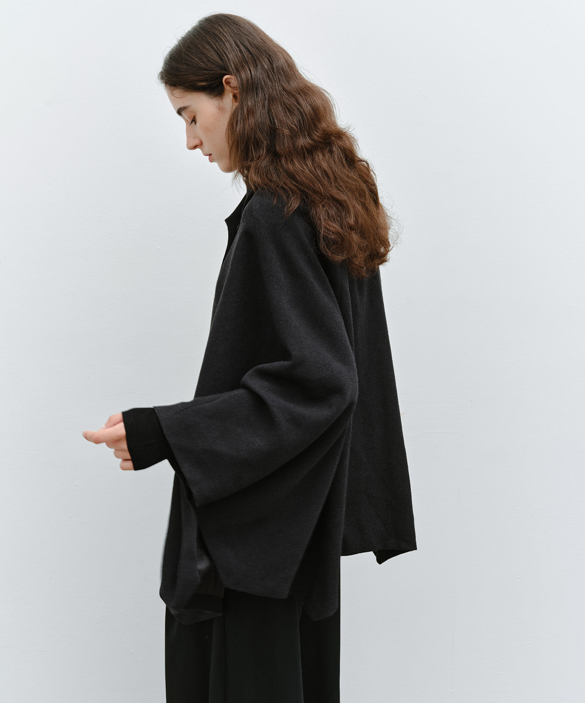 「10月下旬出荷予定」Oversized Cape Short Coat