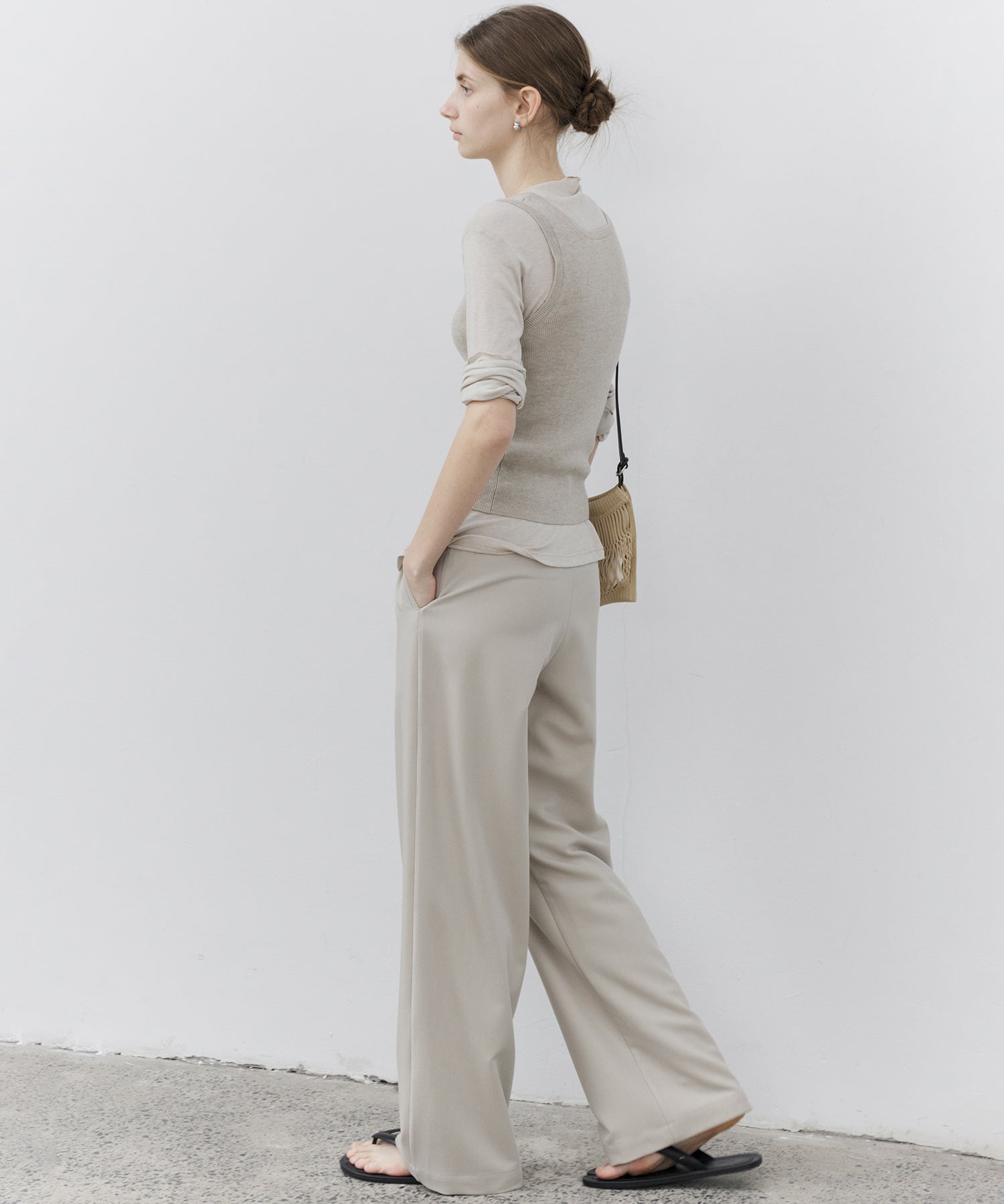 Rib Knit Button-Front Tank Top