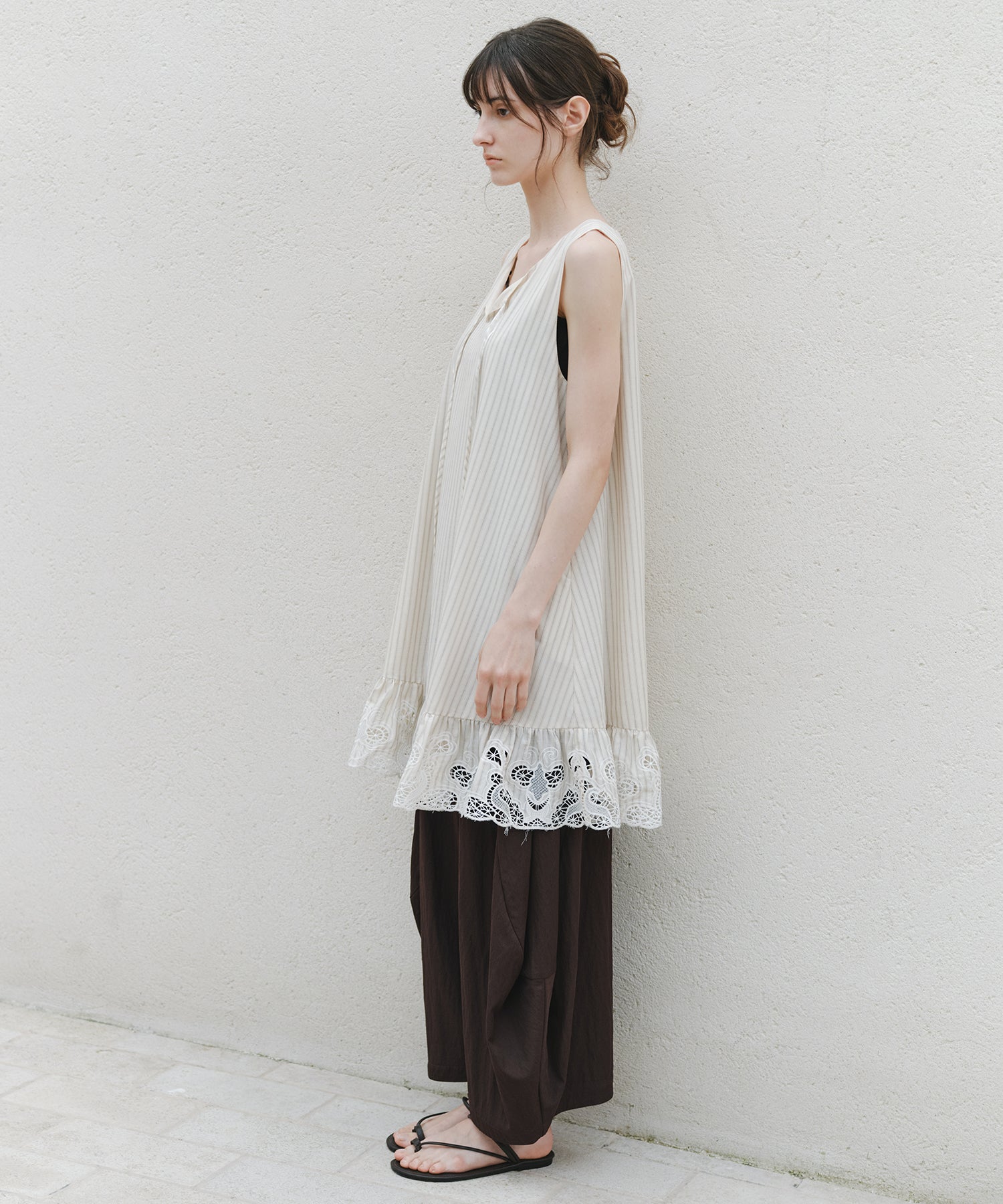 「6月上旬～中旬出荷」Nuanced Draped Wide Pants