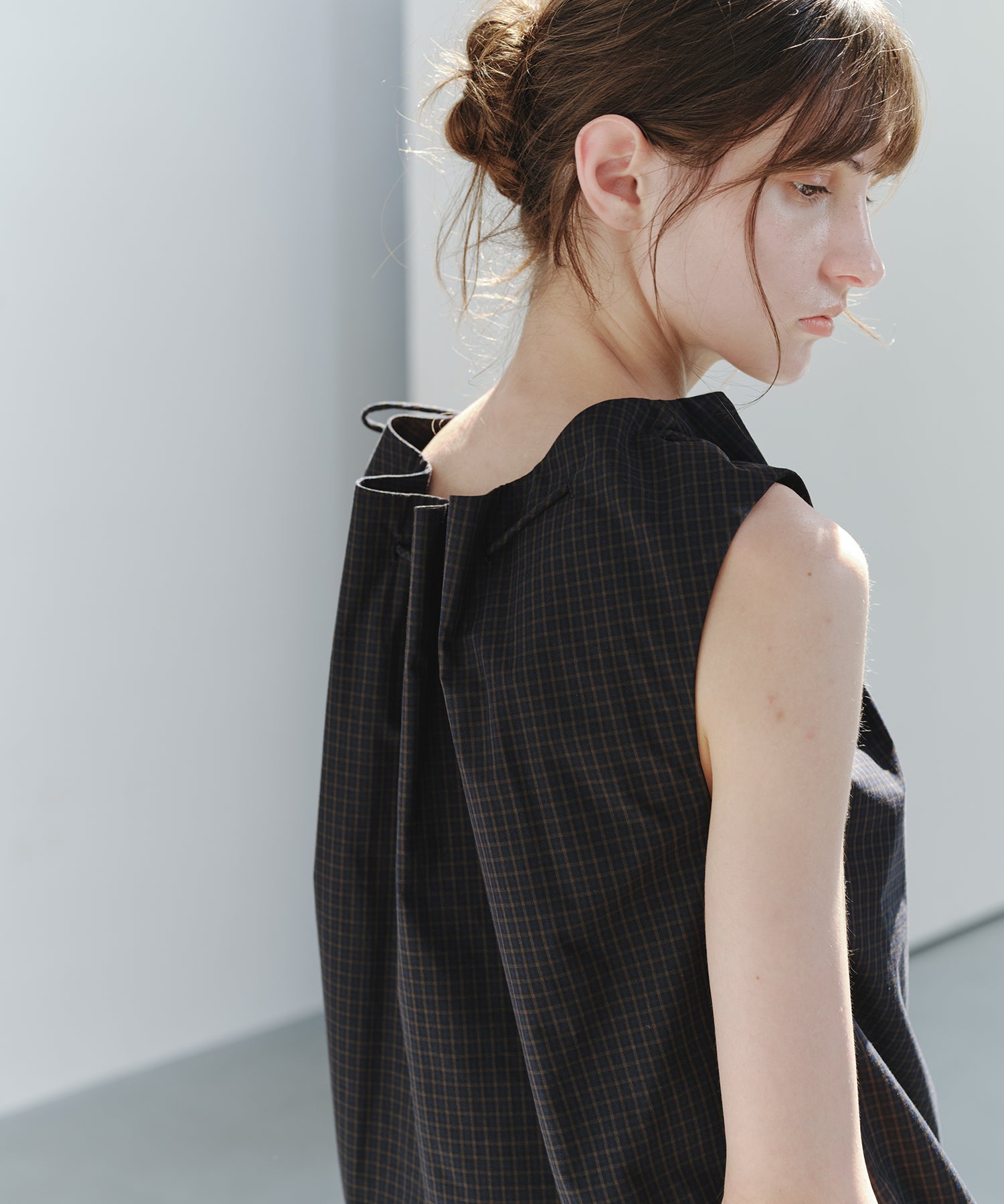 「7月上旬～中旬出荷」Drawstring Off-Shoulder Balloon Top
