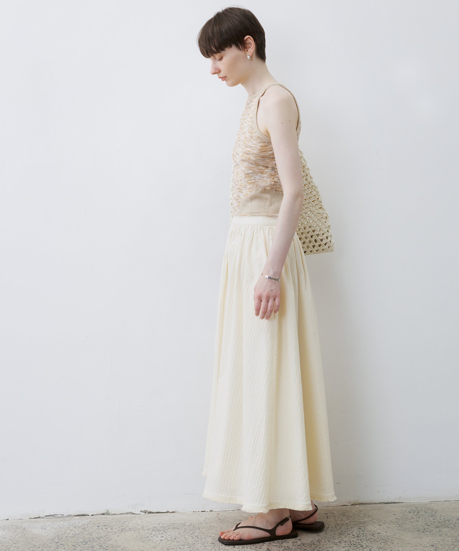 Melange Knit Halter Tank