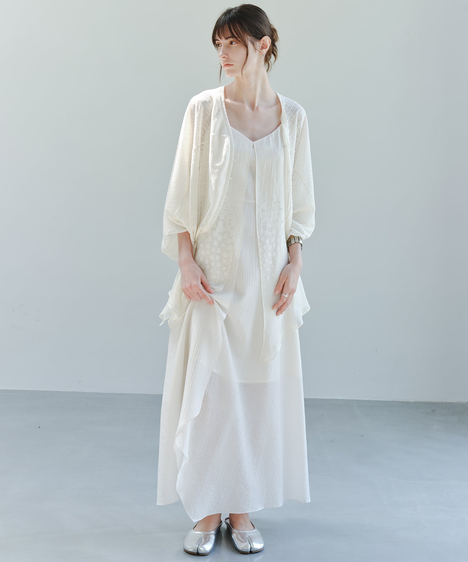 「7月中旬～下旬出荷」Gradient Layered Camisole Dress