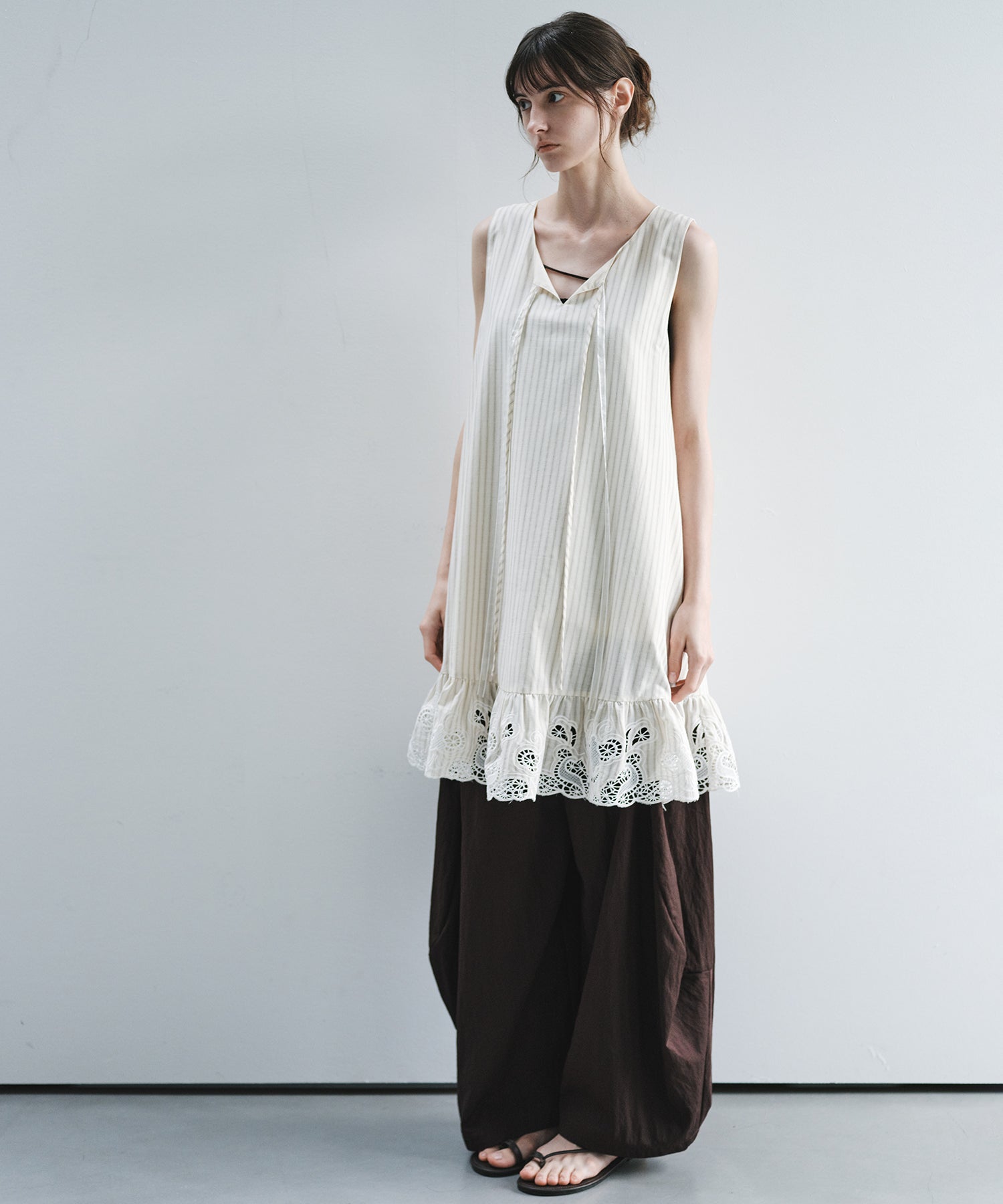 「6月上旬～中旬出荷」Nuanced Draped Wide Pants