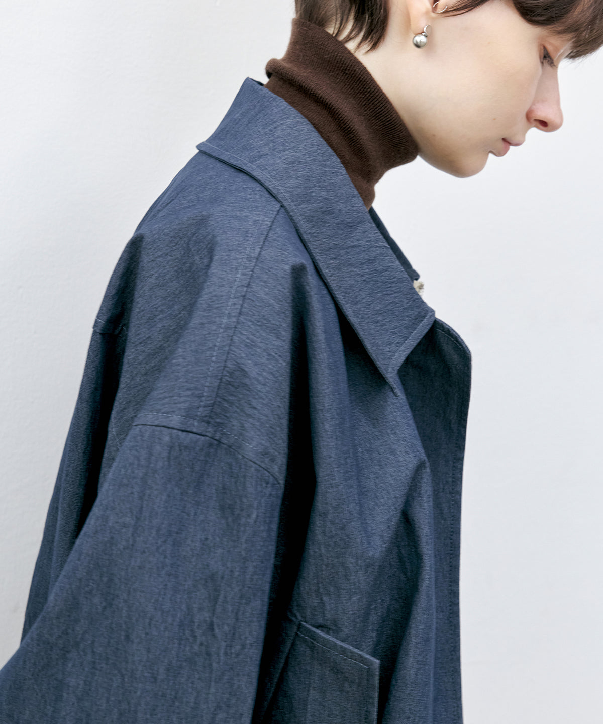 Balloon Sleeve Cropped Blouson