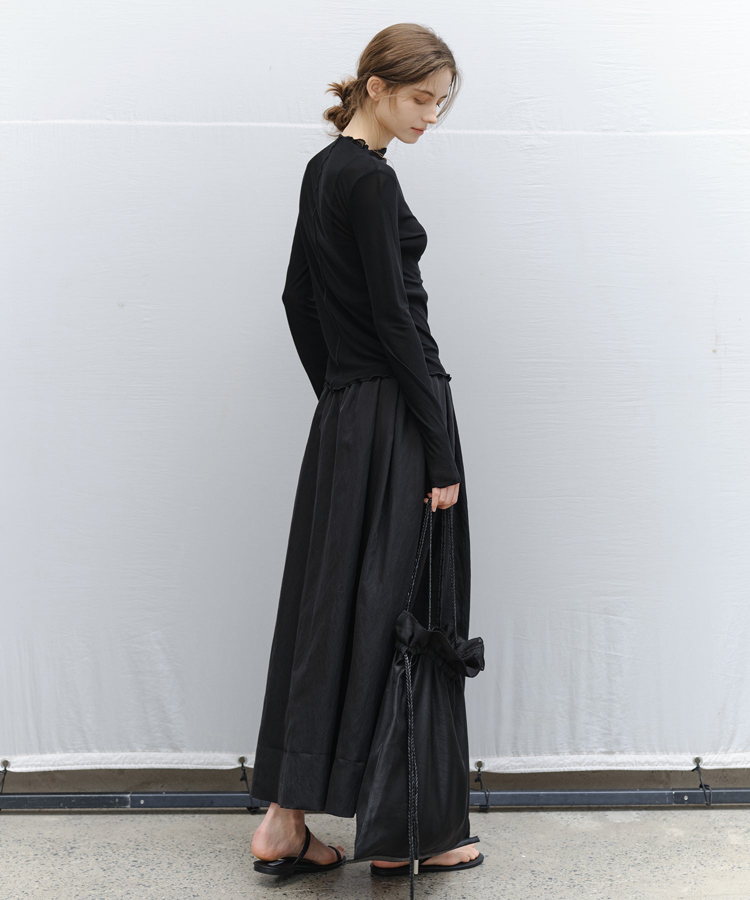 Flared Long Skirt