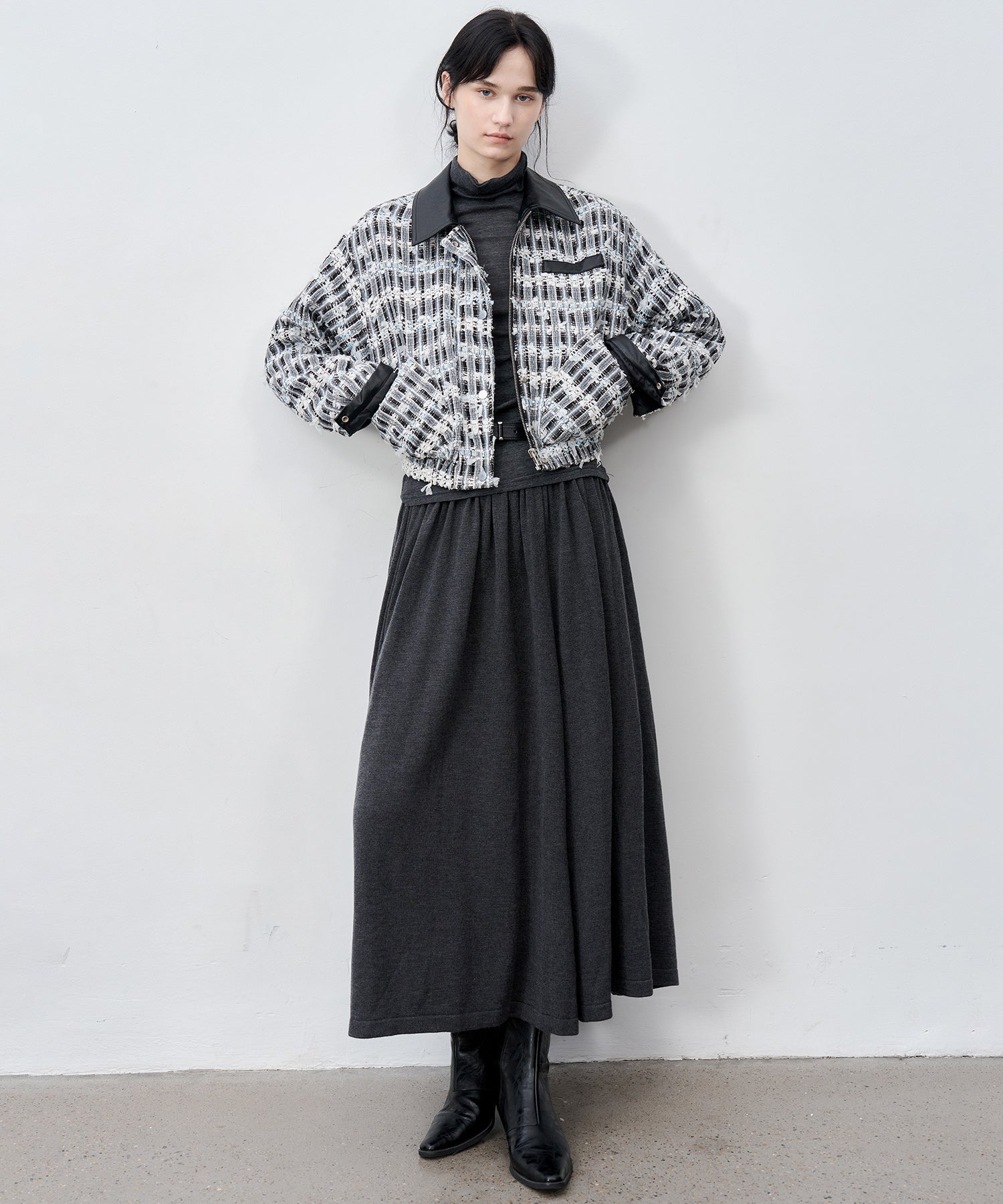 Oversized Tweed Jacket